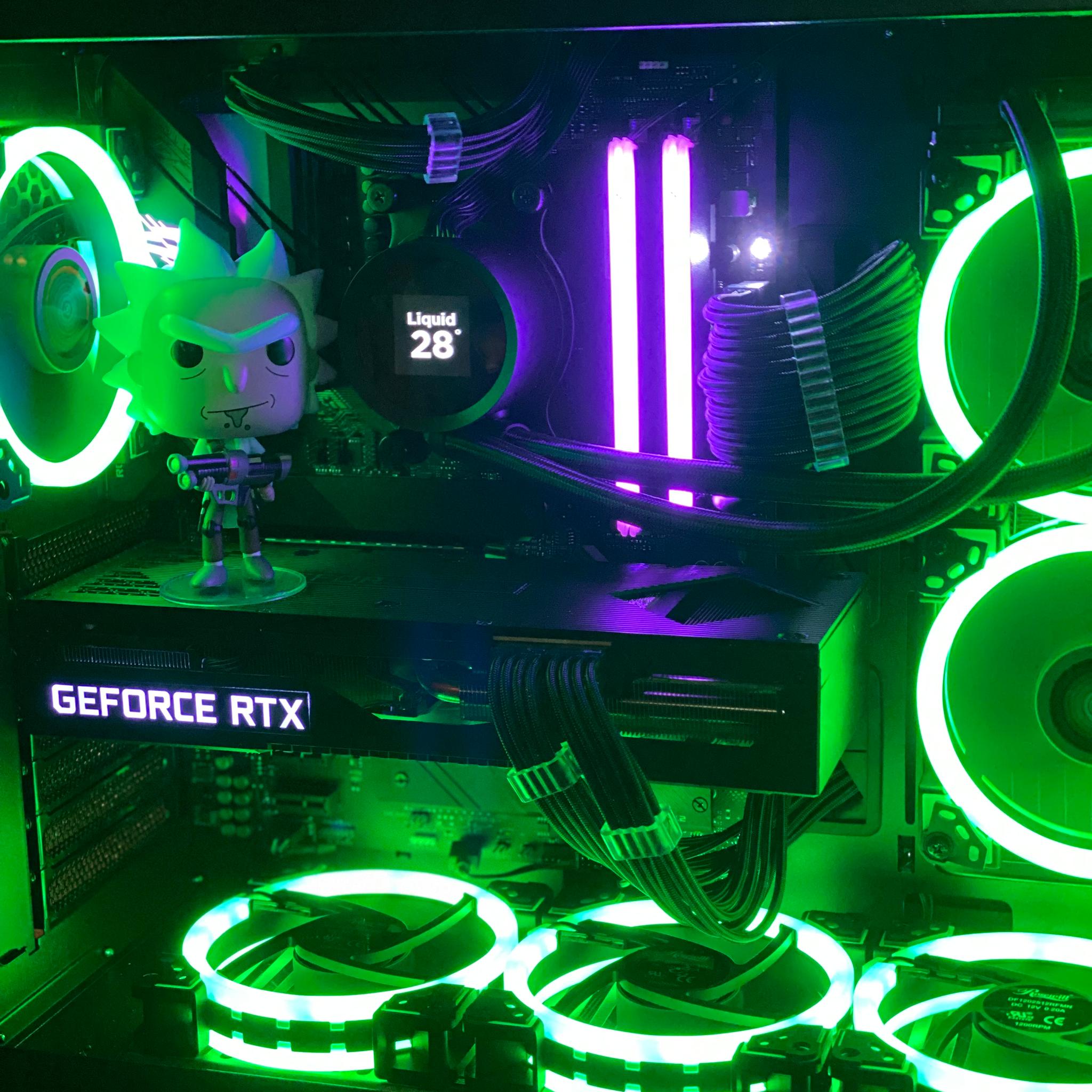 High End Gaming PC|| RTX 3080| Ryzen 7 5800X| 32GB DDR4 RGB RAM| 1TB NVMe|LCD Liquid Aio|Windows 11