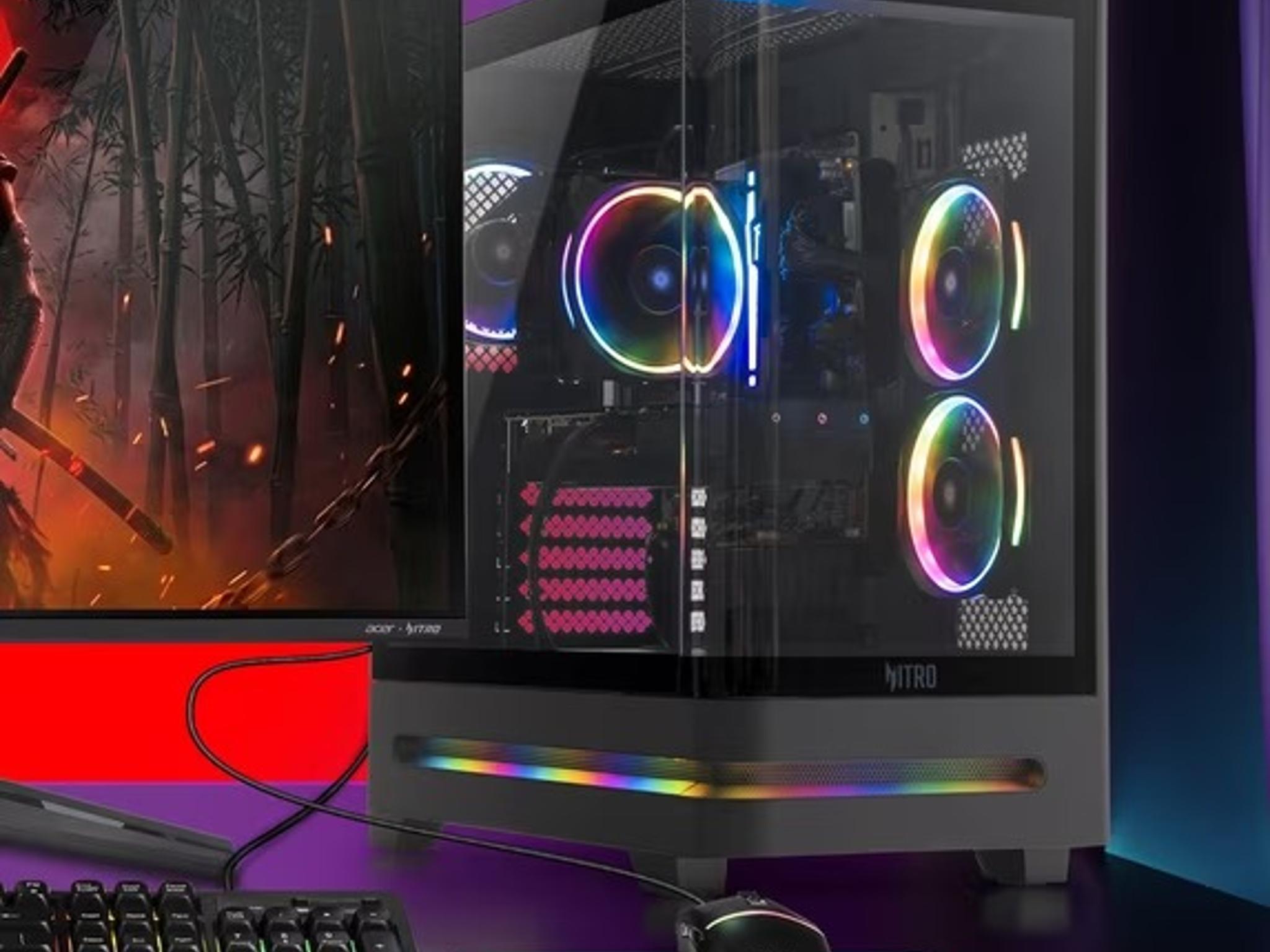 Brand New Acer Nitro 85 Gaming PC - Ryzen 7 8700F | RTX 5070 12GB | 16GB DDR5 | 1TB SSD