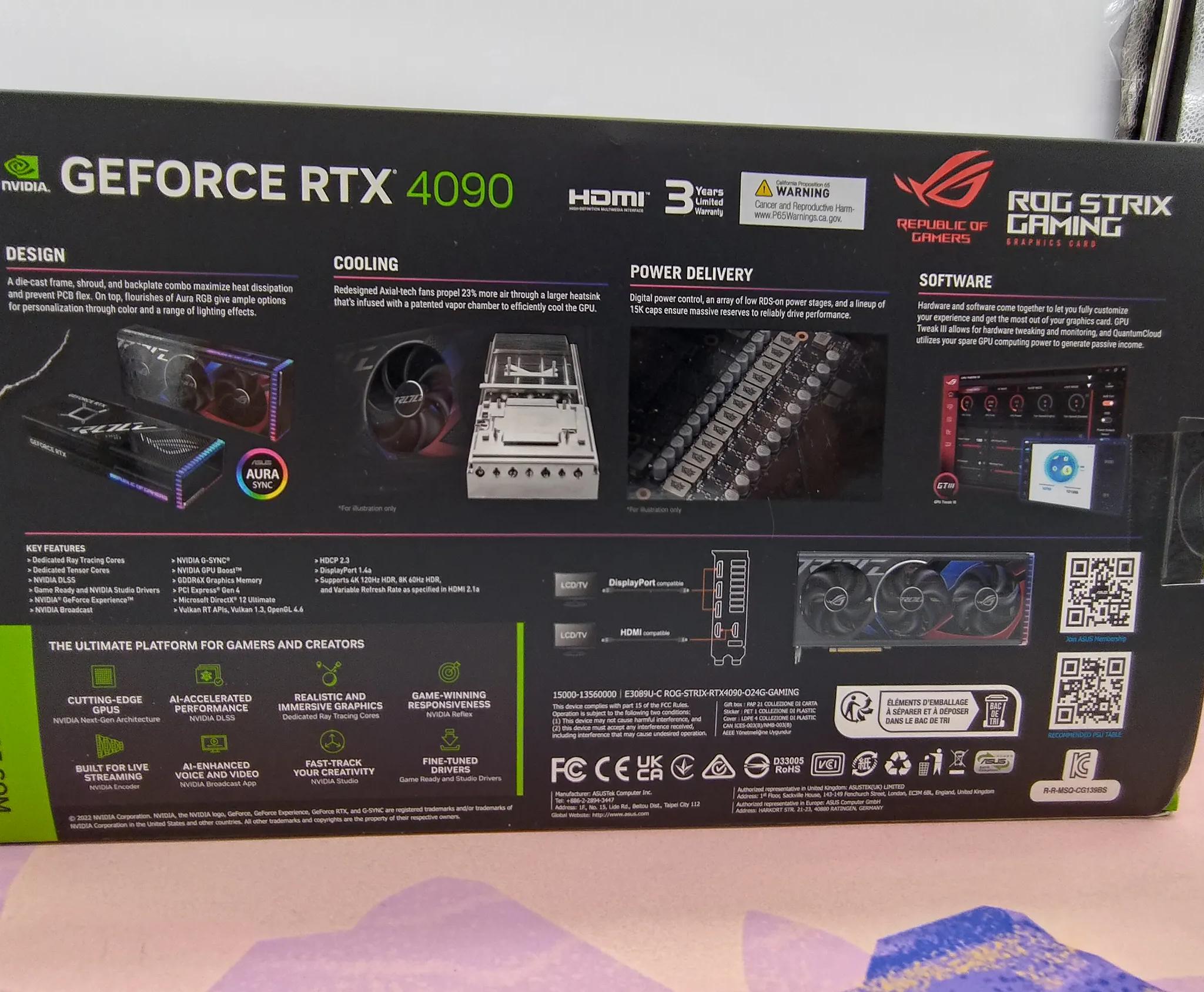 Asus ROG Gaming Strix OC RTX 4090