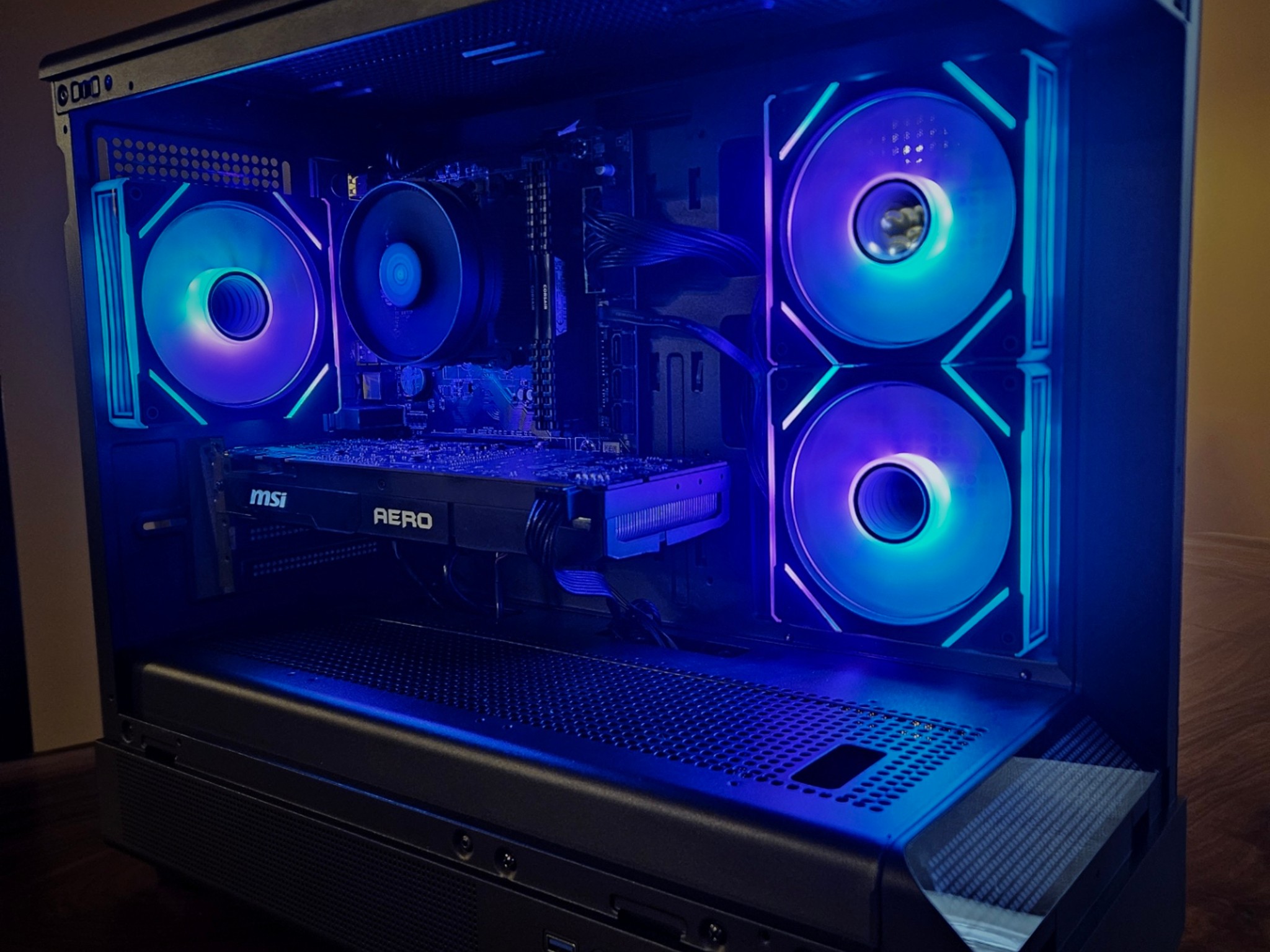 GTX 1080, Ryzen 5 5500, 16 GB DDR4, Sleek Black Design with RGB