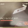 New MSI PRO B650-P WiFi AM5 ATX AMD Motherboard