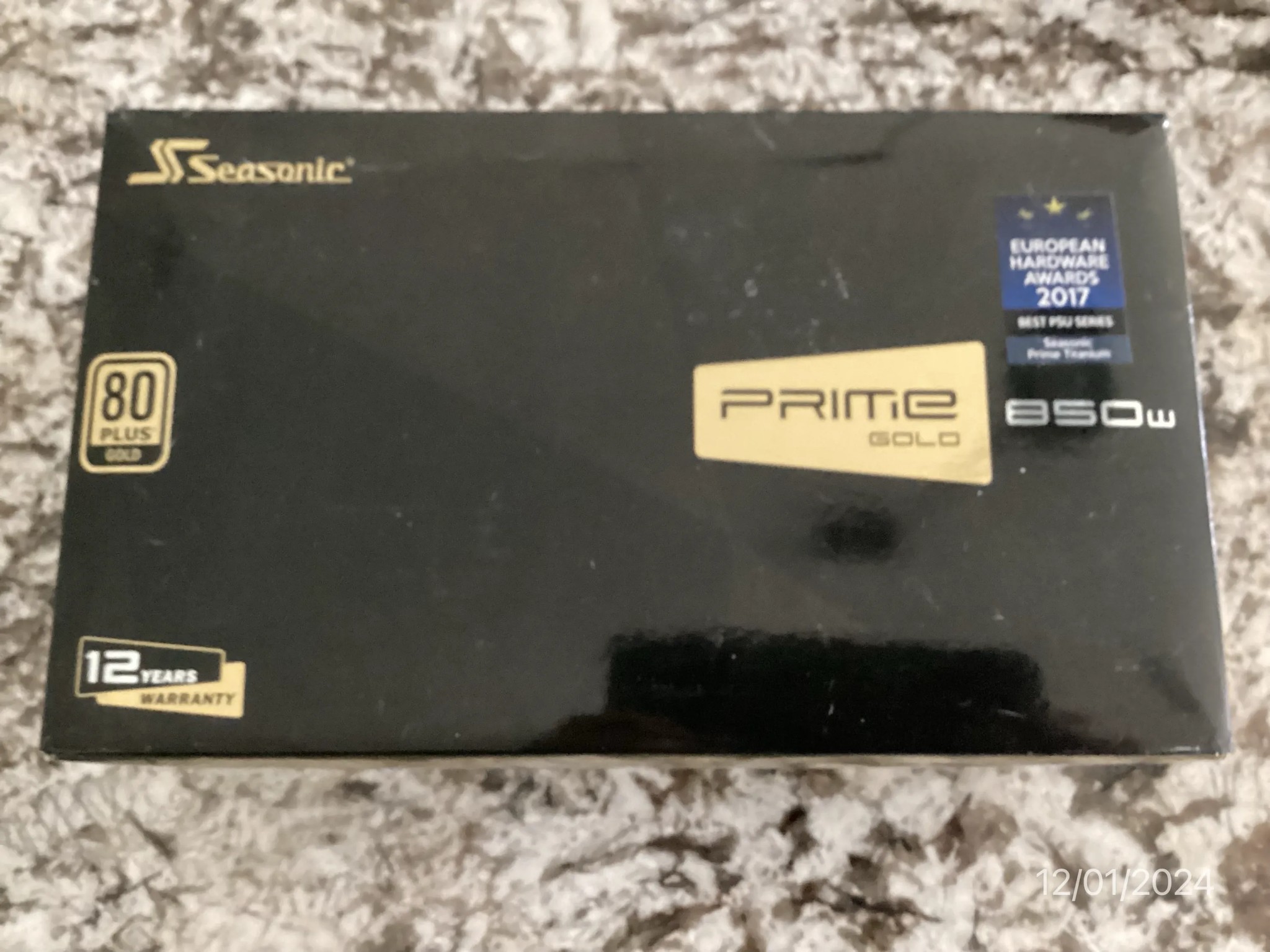 Seasonic GX 850 850w Prime 80+ Gold Power Supply -- New Open Box, Never Used