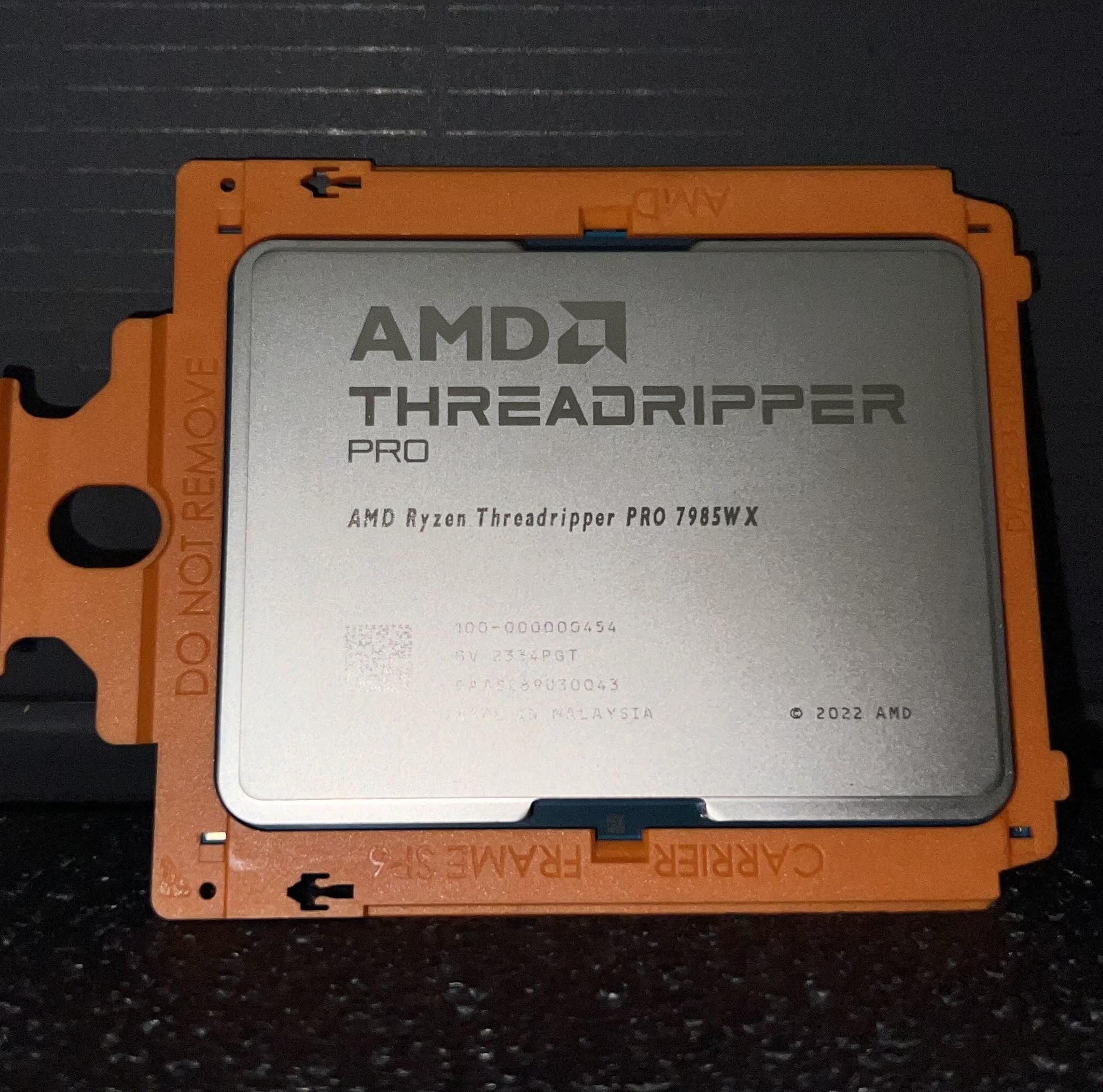 AMD Threadripper PRO 7985WX 64-Core 128-Thread CPU |Socket sTR5 OEM - STANDALONE NOT SYSTEM LOCKED