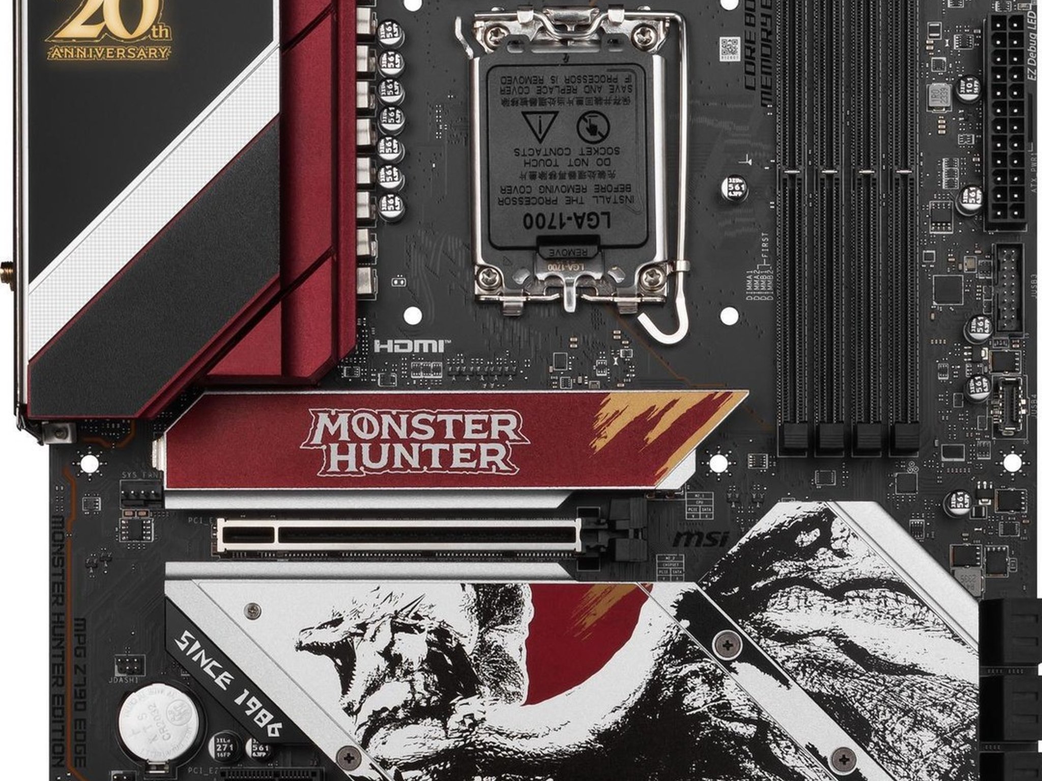 MSI MPG Z790 EDGE MONSTER HUNTER EDITION LGA 1700 ATX Desktop Motherboard