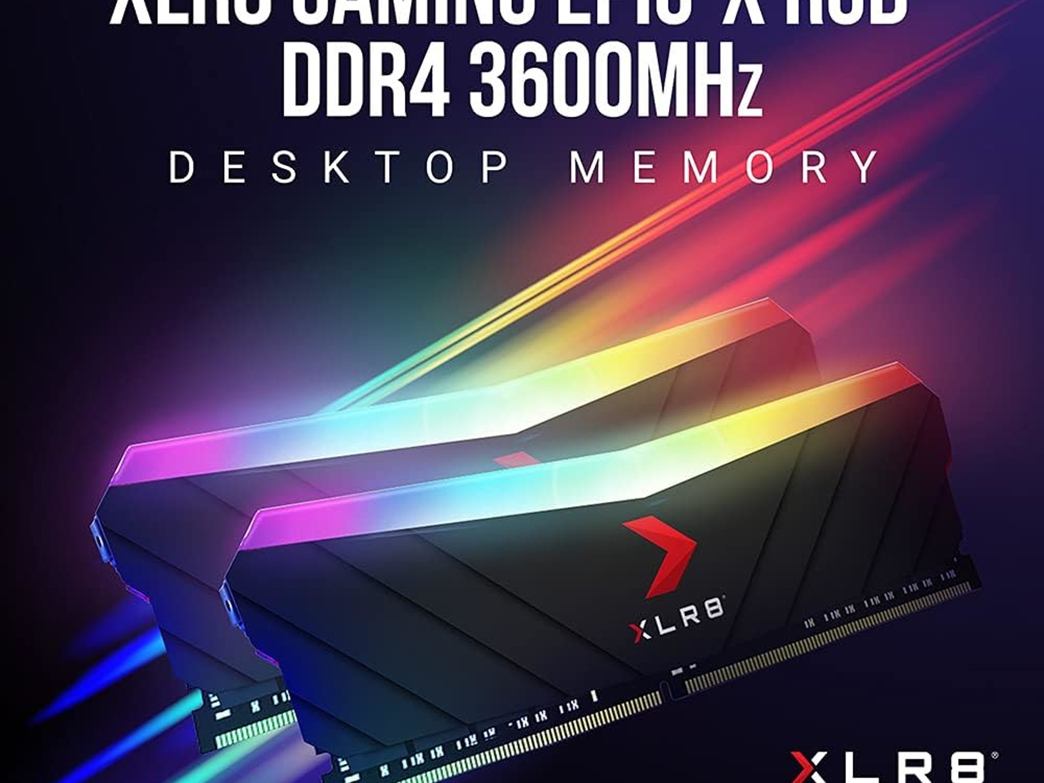 NY XLR8 Gaming 16GB (2x8GB) DDR4 3600MHz RGB Dual Channel Ram – MD16GK2D4360018XRGB