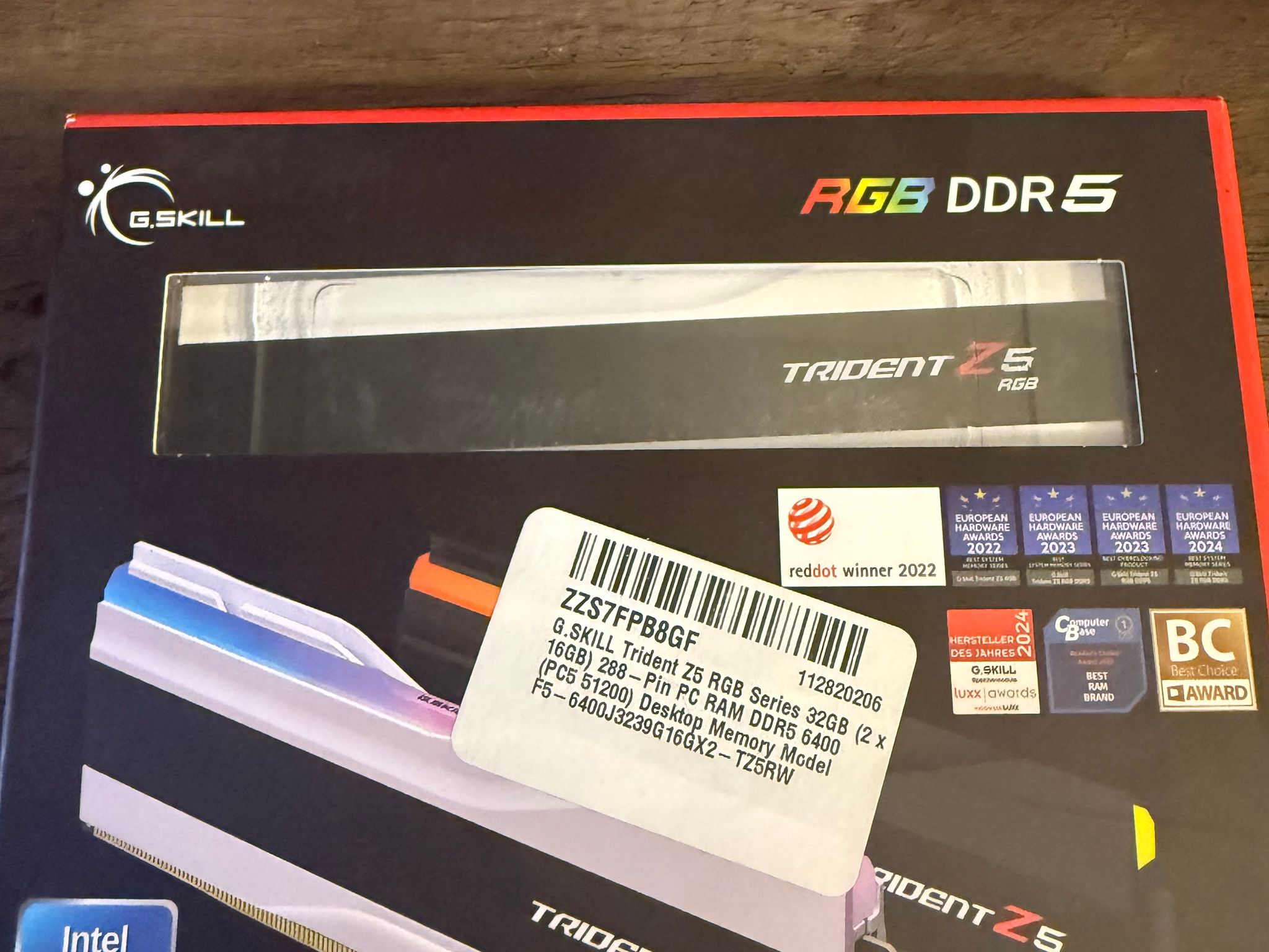G.SKILL TRIDENT Z5 DDR5-6400 RAM