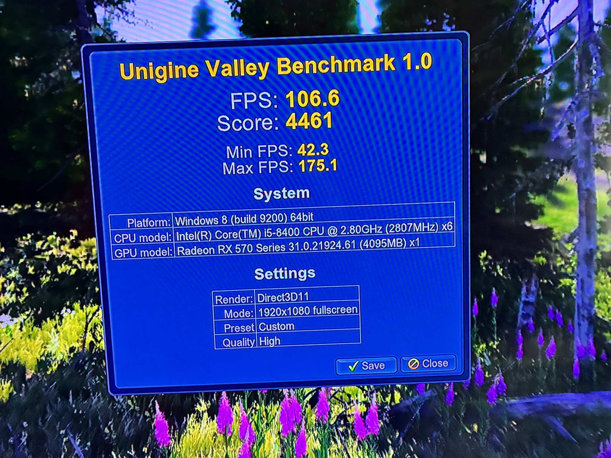 GAMING PC/I5-8400/RX 570 8G/1.2TB/16GB DDR4