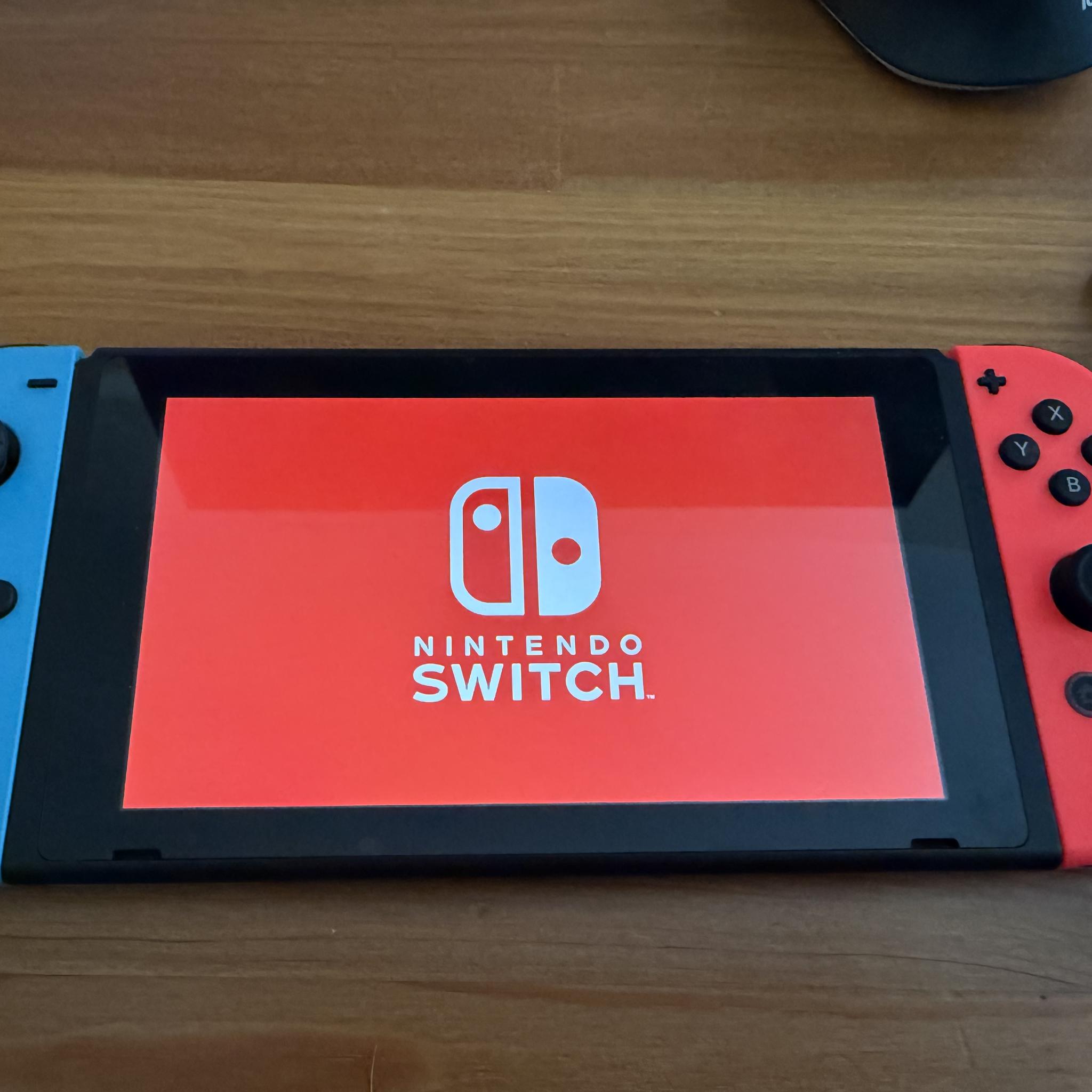 Nintendo Switch Console – Complete Gaming Starter Bundle (No Cables)