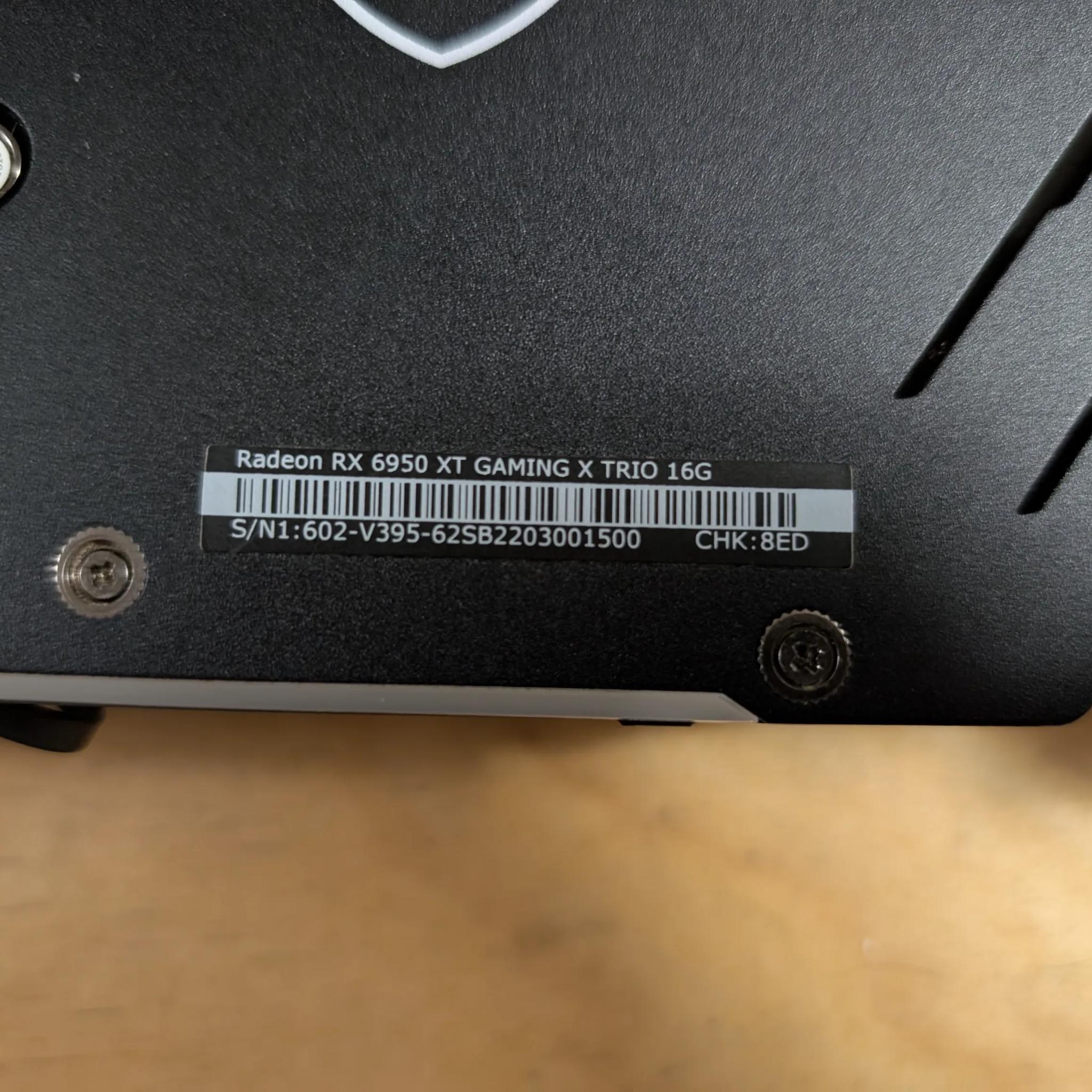 MSI AMD RX 6950 XT 16GB