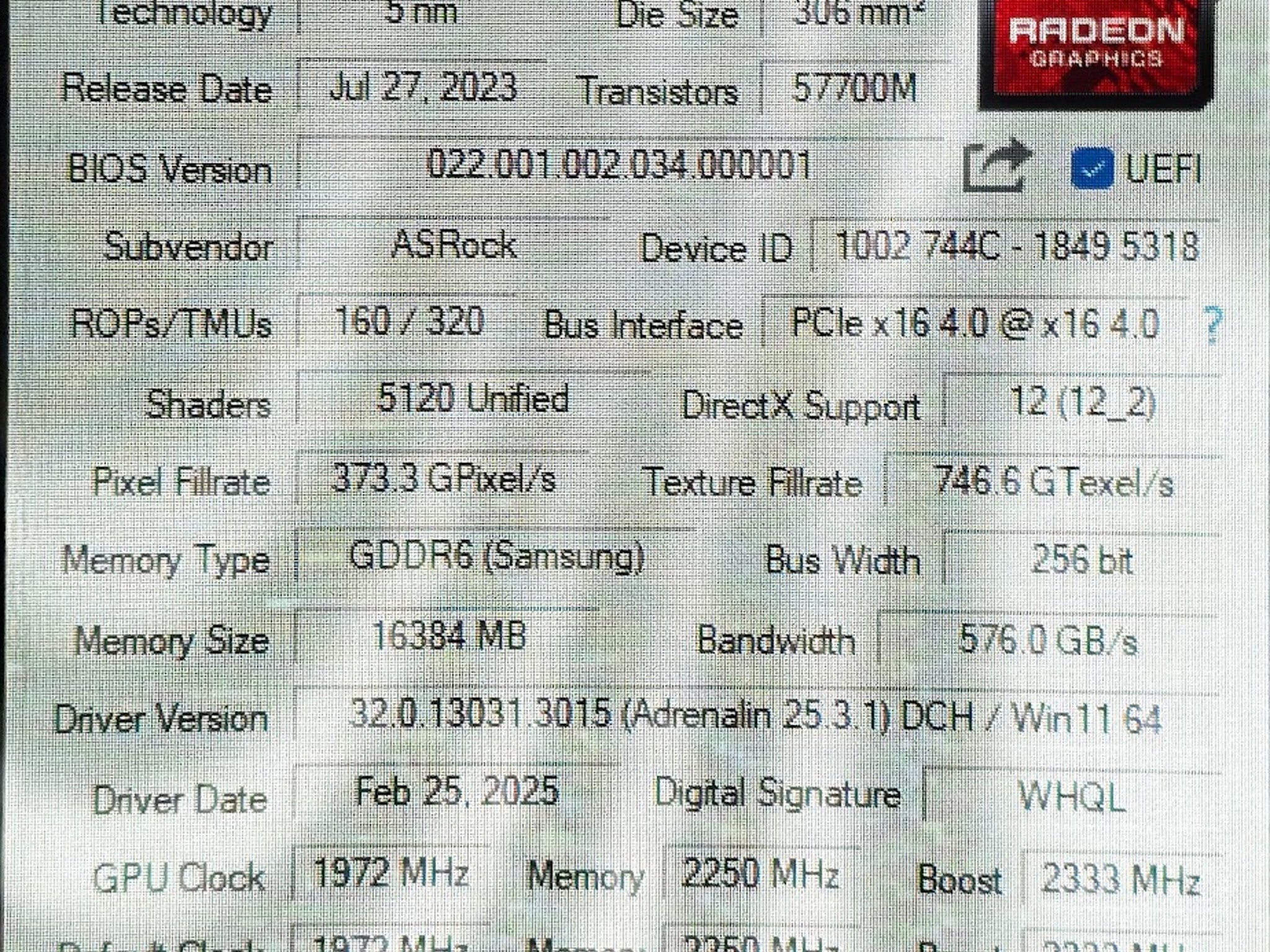 AMD Radeon™ RX 7900 GRE Steel Legend 16GB OC (GPU ONLY GRAPHICS CARD ONLY!!)