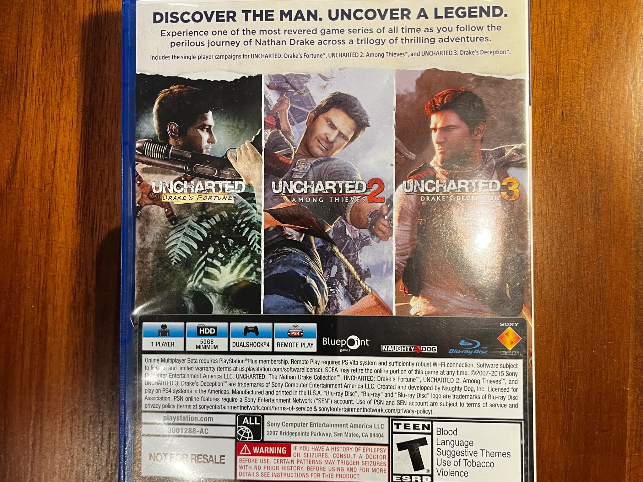 UNCHARTED NATHAN DRAKE COLLECTION PLAYSTATION EXCLUSIVE! ON SALE!