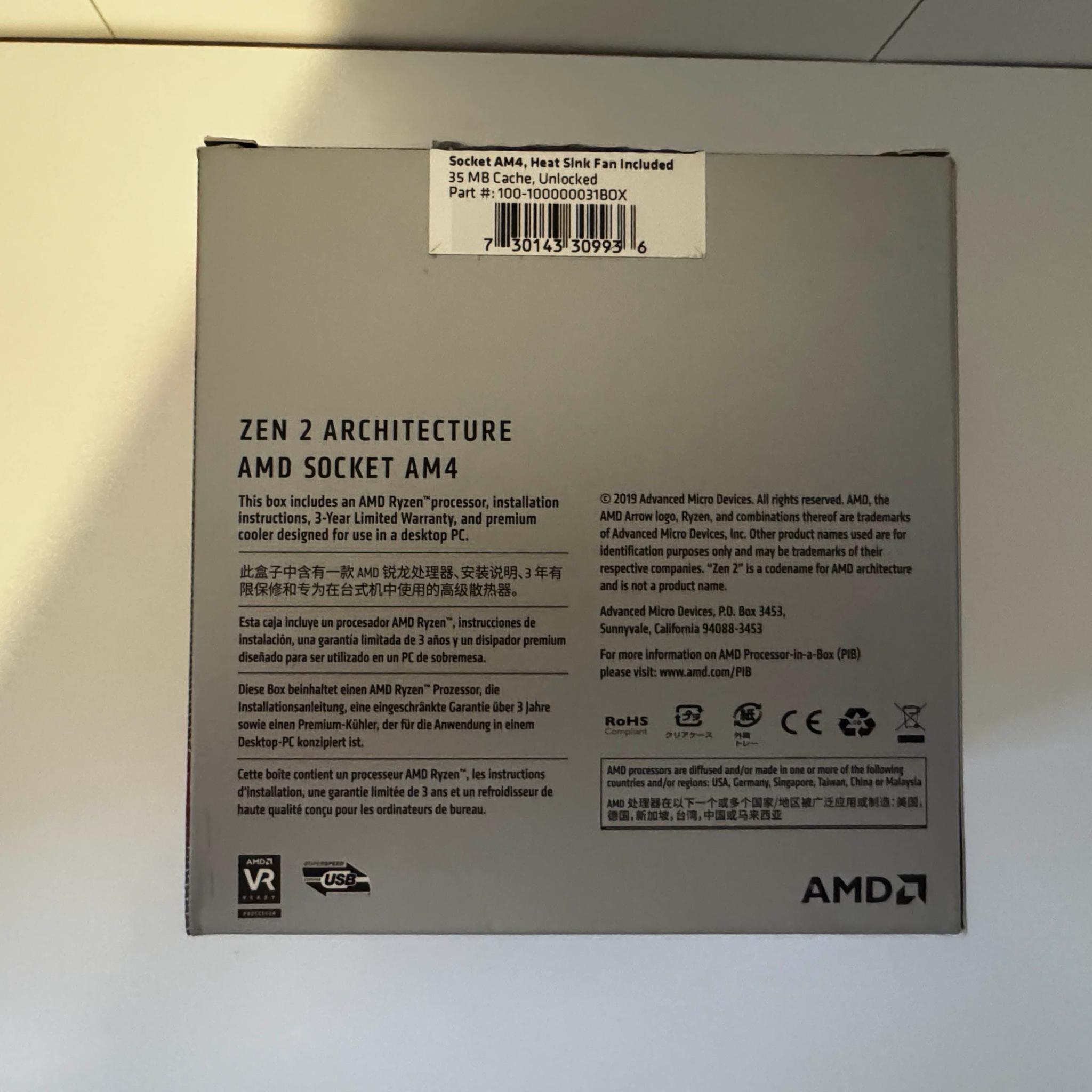 USED AMD Ryzen 5 3600