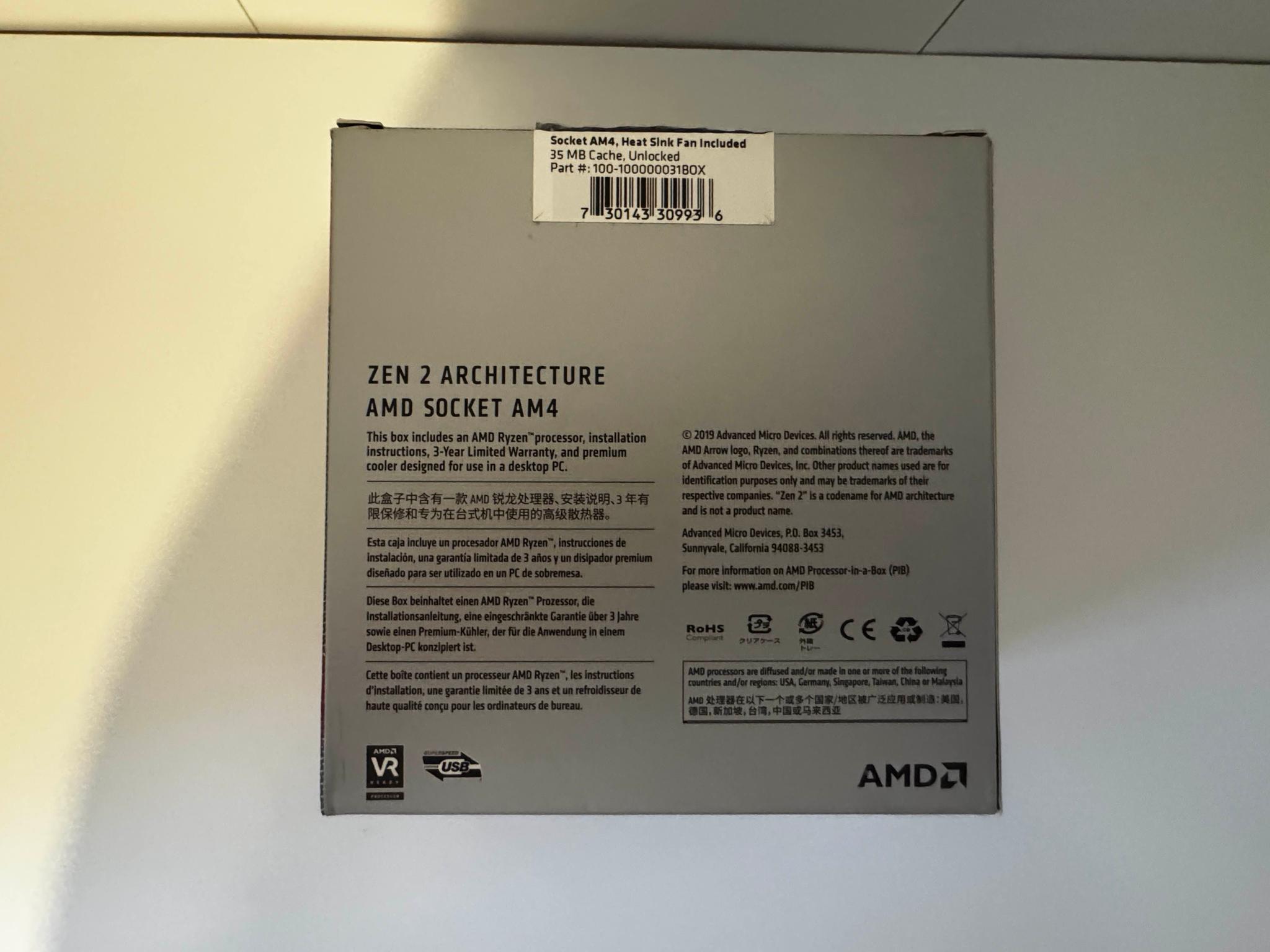 USED AMD Ryzen 5 3600