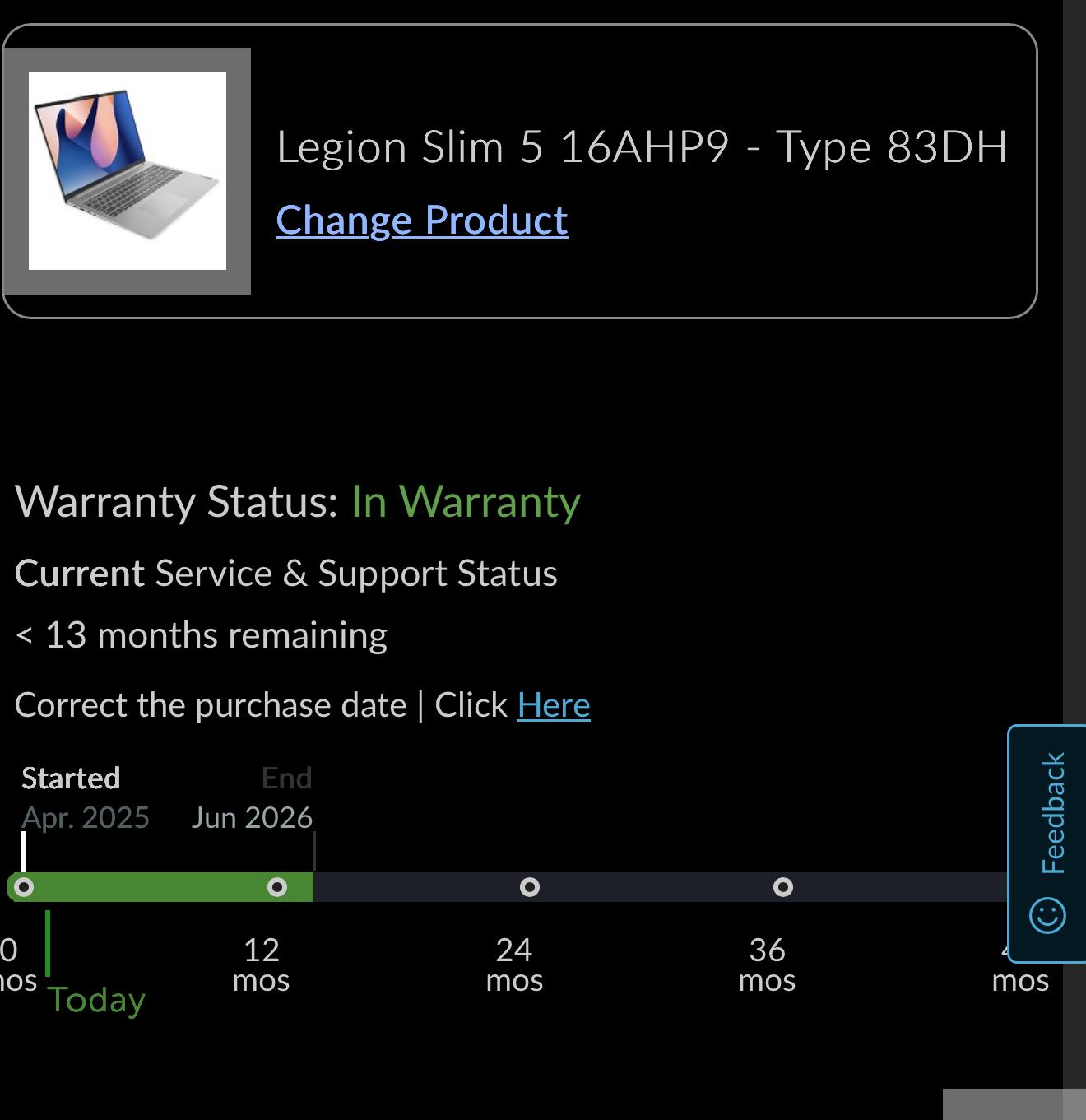 BNIB Legion Slim 5 Gen 9 AMD (16″) with AMD Ryzen 7 8845HS +RTX 4060 (1+ year Warranty Remaining)