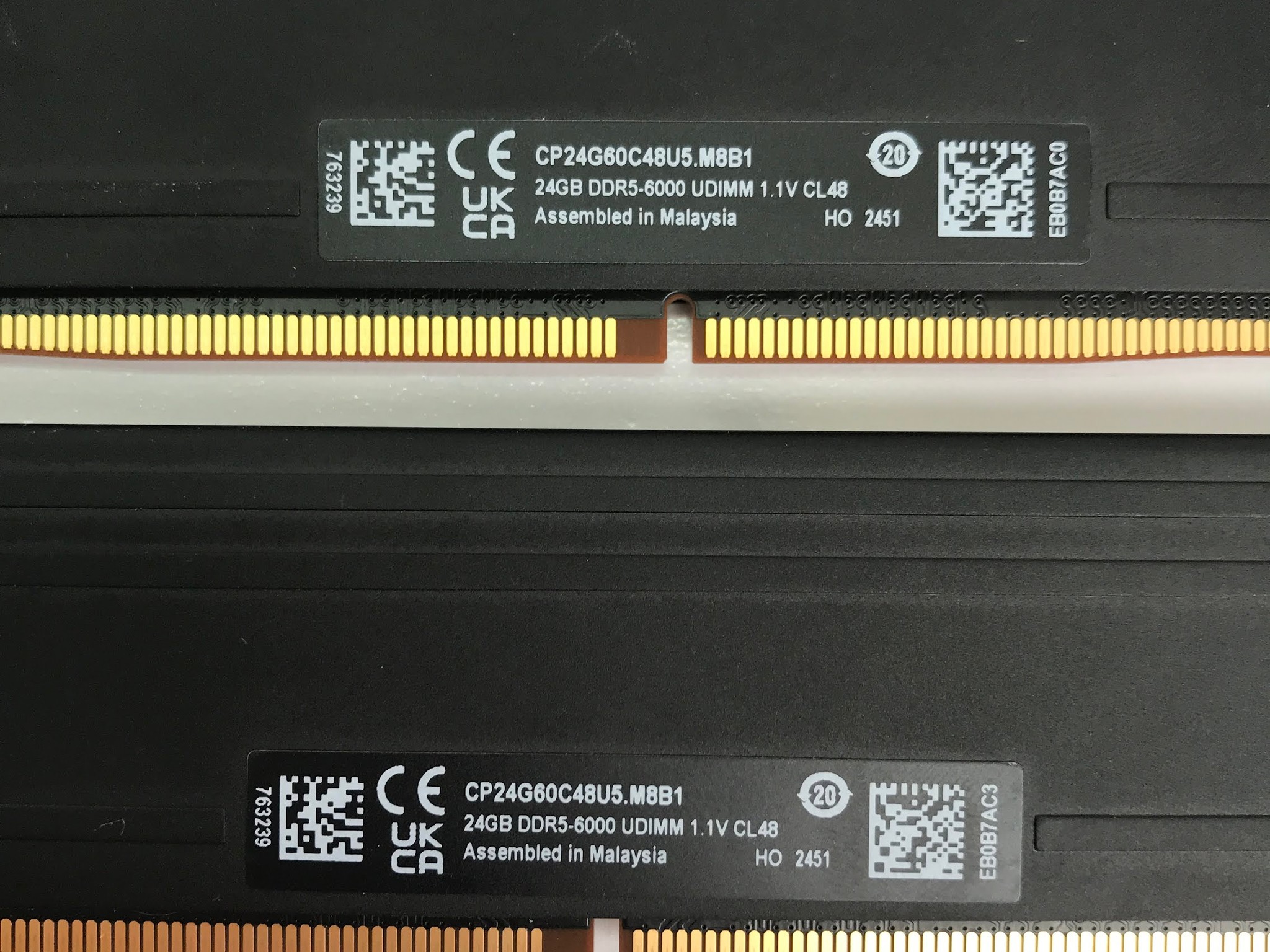 Crucial - Pro 48GB (2 x 24GB) DDR5 6000 (PC5 48000) XMP 3.0 & AMD EXPO Ready
