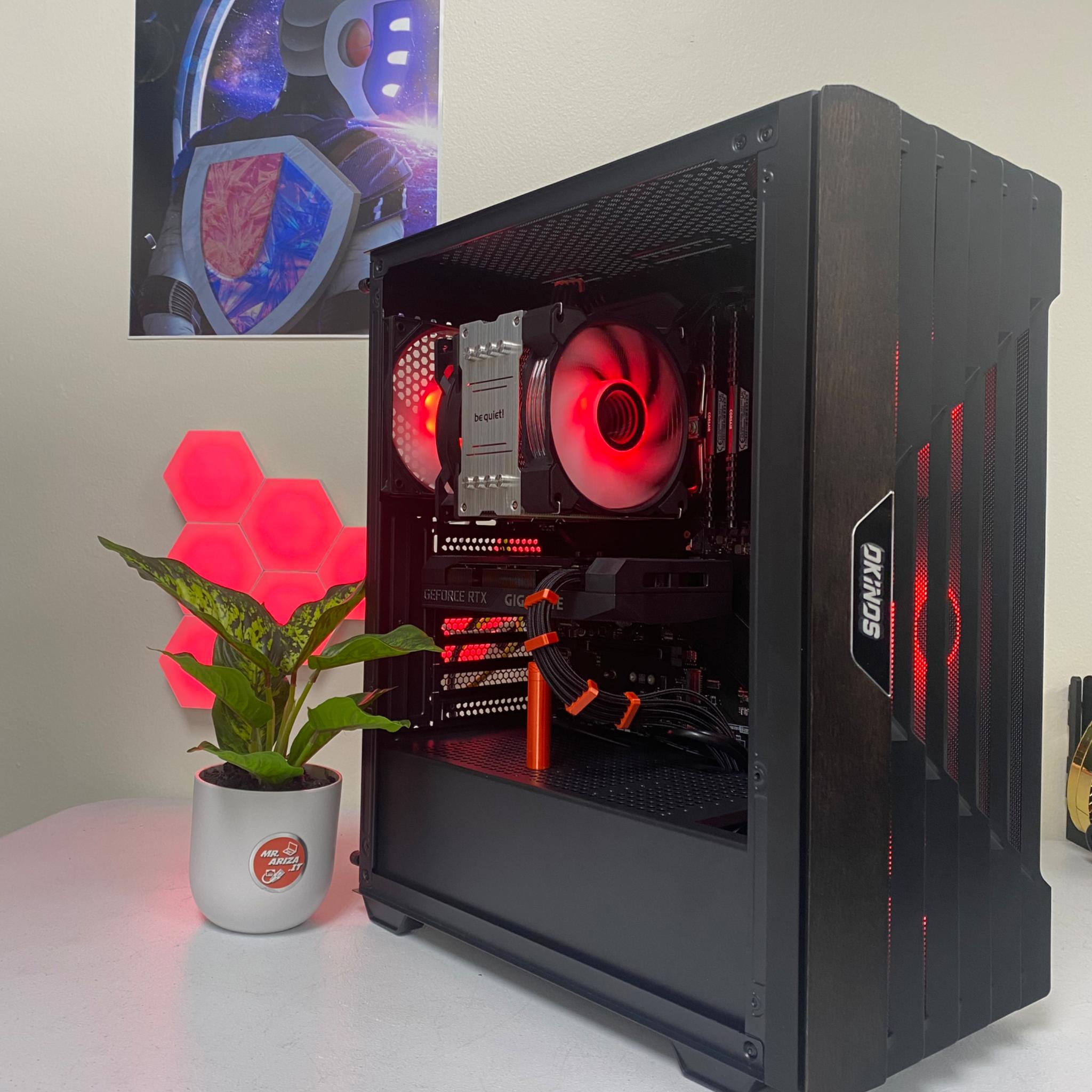 🌈 "Oak Forge RGB" Gaming PC – Style, Silence, and RTX 3060 Power! 🎮🌳