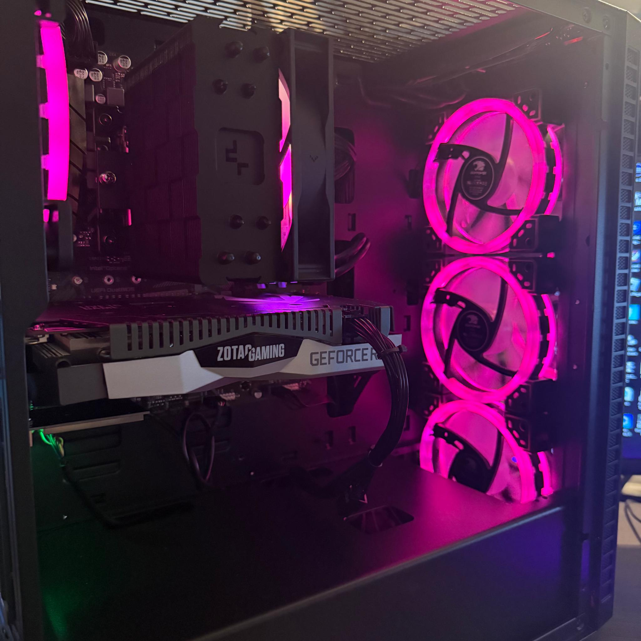 StealthStrike 2060 – High-Performance Gaming PC with Intel i5 10400F, RTX 2060 Super & 32GB RAM