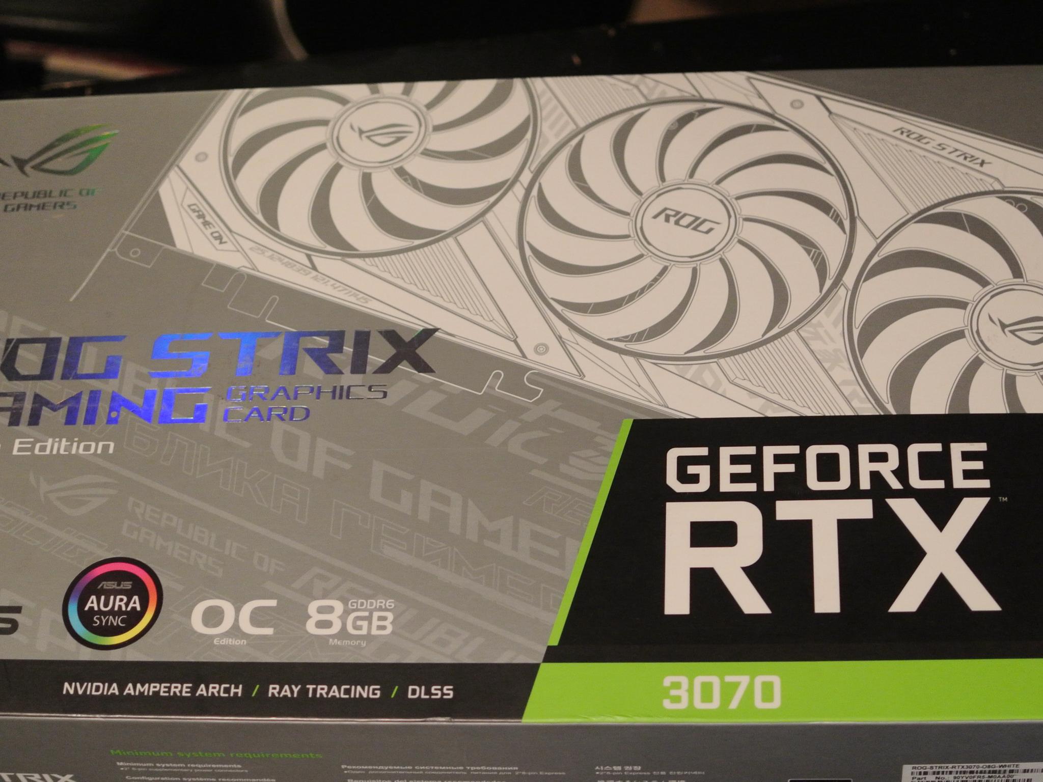 ASUS ROG STRIX RTX 3070 8GB Graphics Card GPU