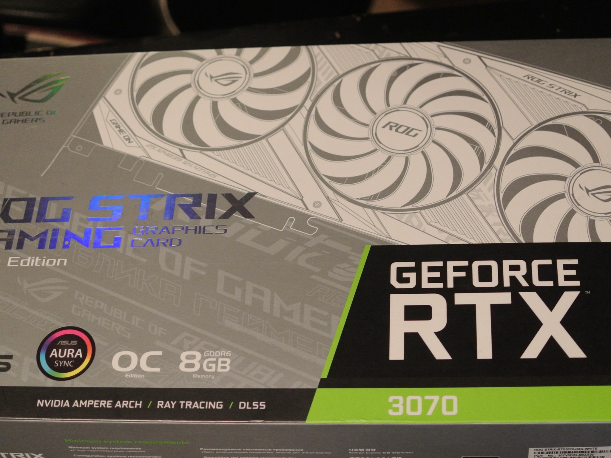 ASUS ROG STRIX RTX 3070 8GB Graphics Card GPU