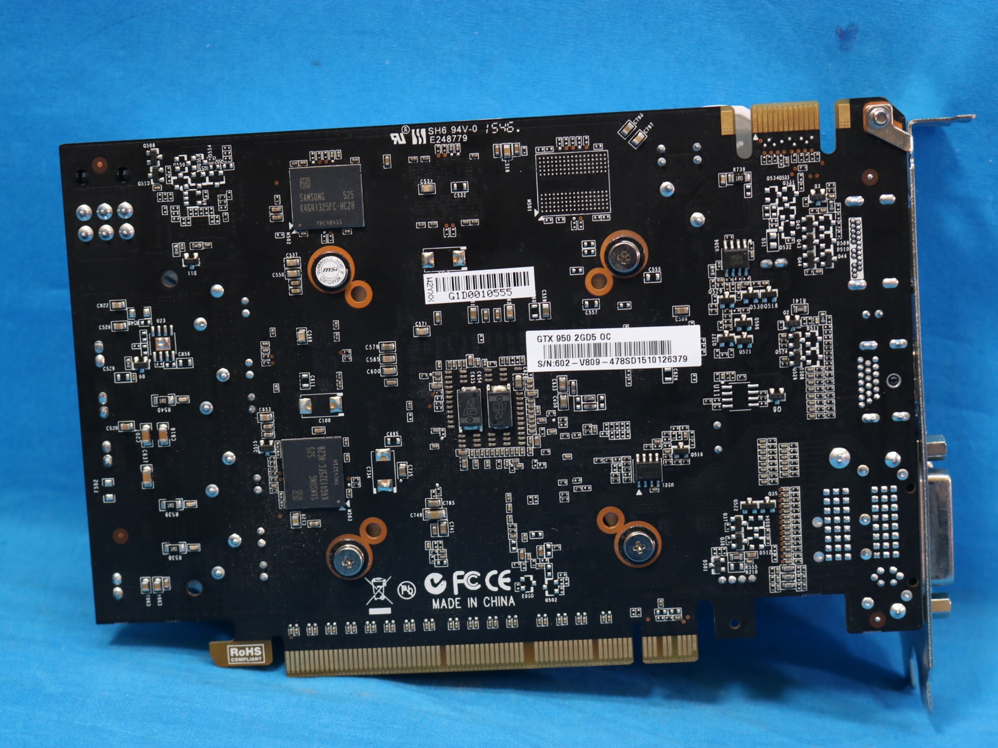 MSI GeForce GTX 950 2GB GDDR5 OC PCIe 3.0 x16 Desktop GPU - 4156801683