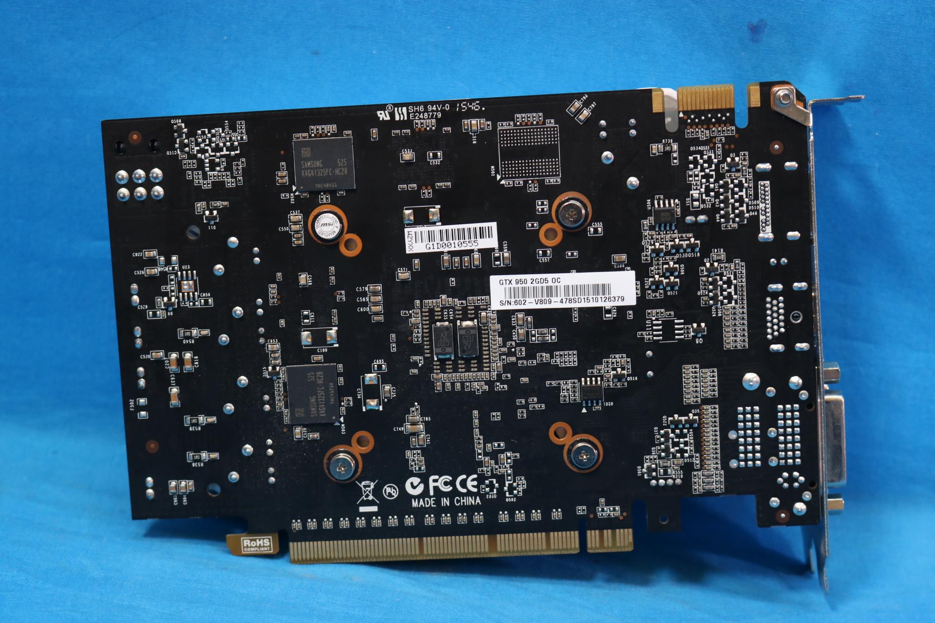 MSI GeForce GTX 950 2GB GDDR5 OC PCIe 3.0 x16 Desktop GPU - 4156801683