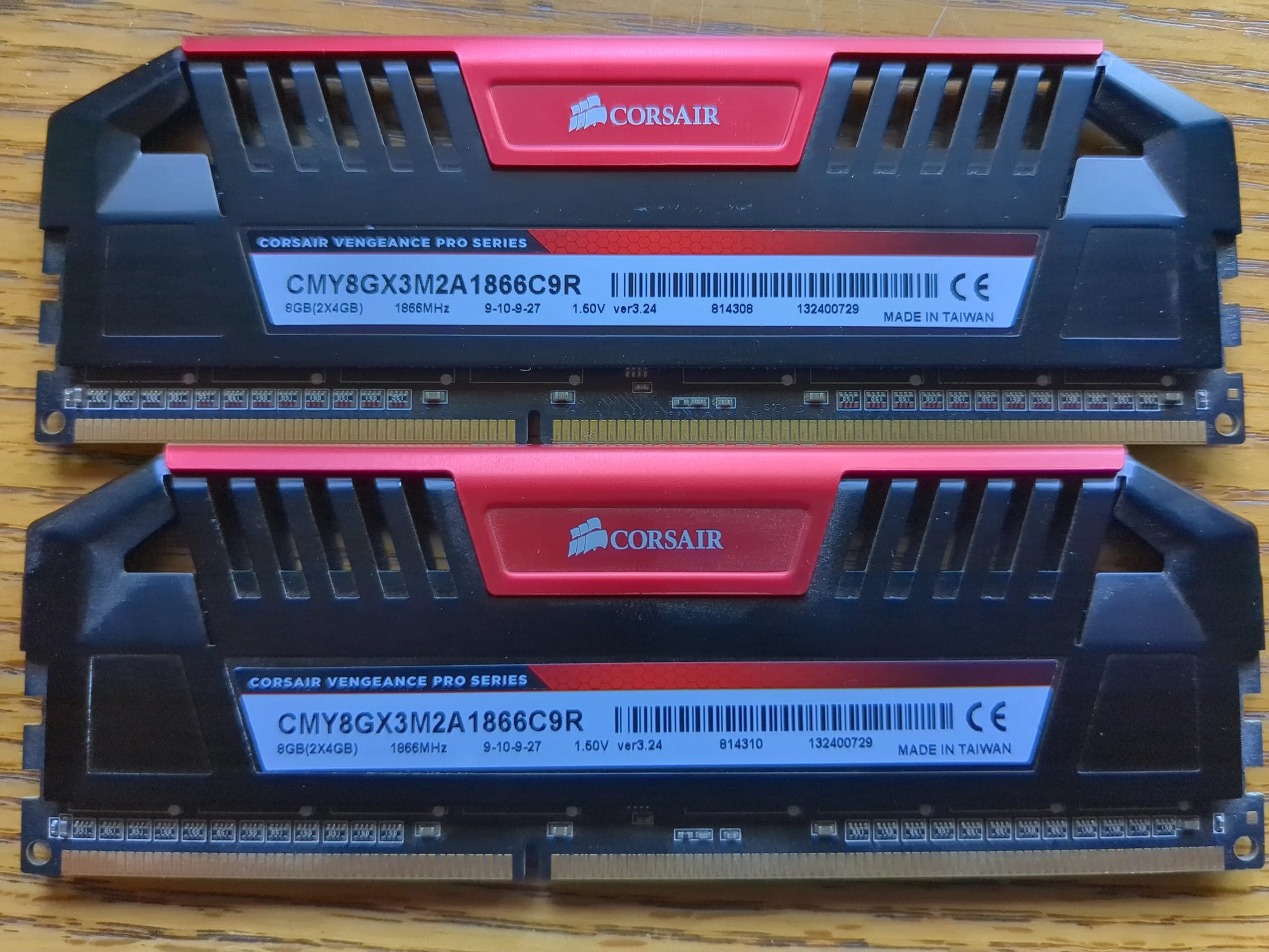 DDR3 8GB (2x4GB) 1866MHz Desktop Memory
