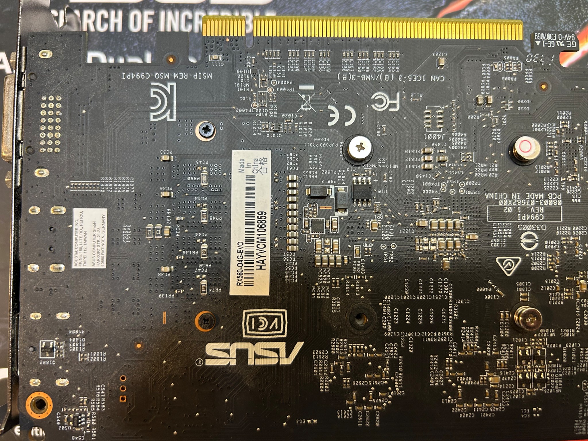 ASUS RX 560 4G