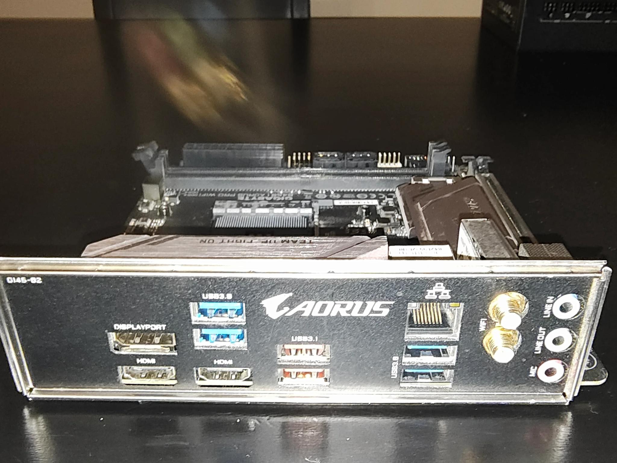 Refurbished: GIGABYTE B450 I AORUS PRO WIFI AM4 AMD B450 SATA HDMI Mini ITX AMD Motherboard