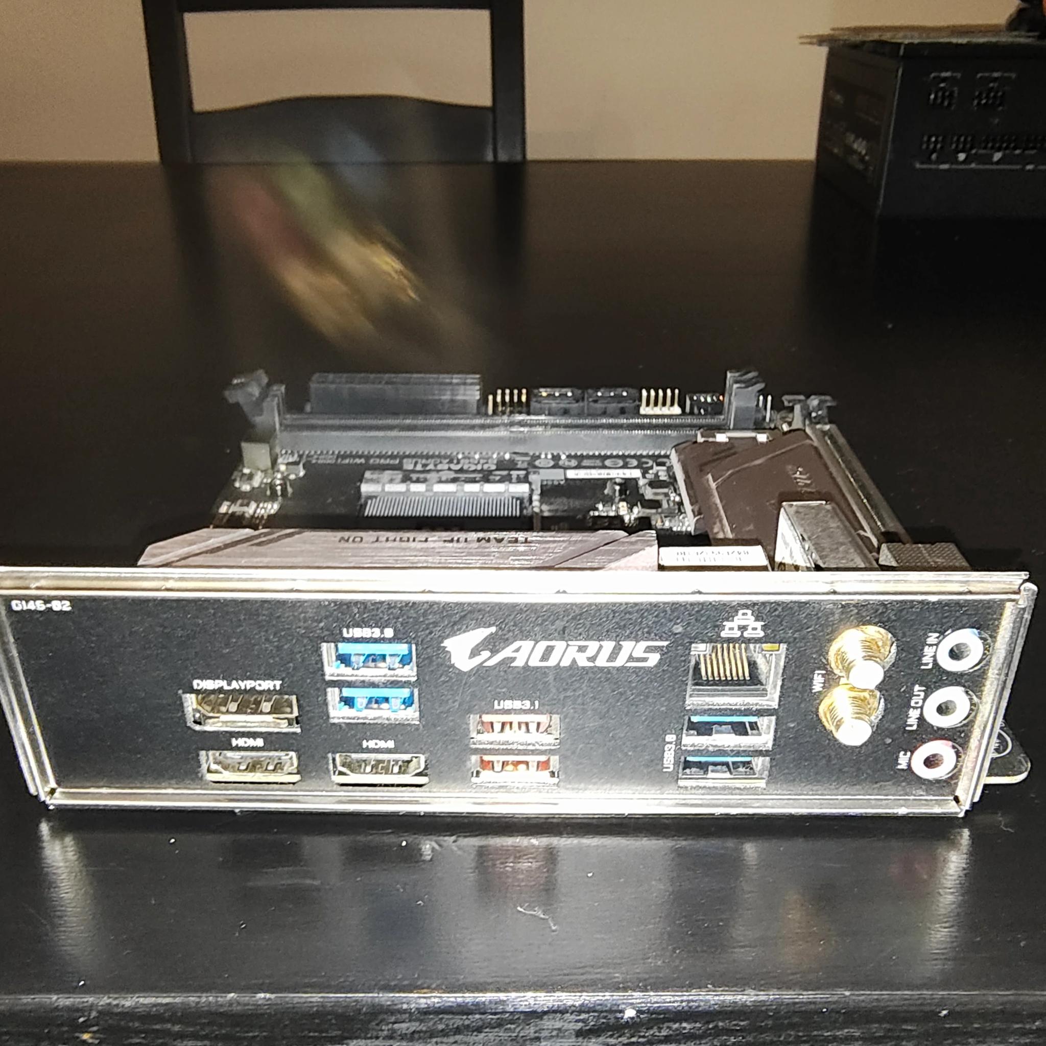 Refurbished: GIGABYTE B450 I AORUS PRO WIFI AM4 AMD B450 SATA HDMI Mini ITX AMD Motherboard