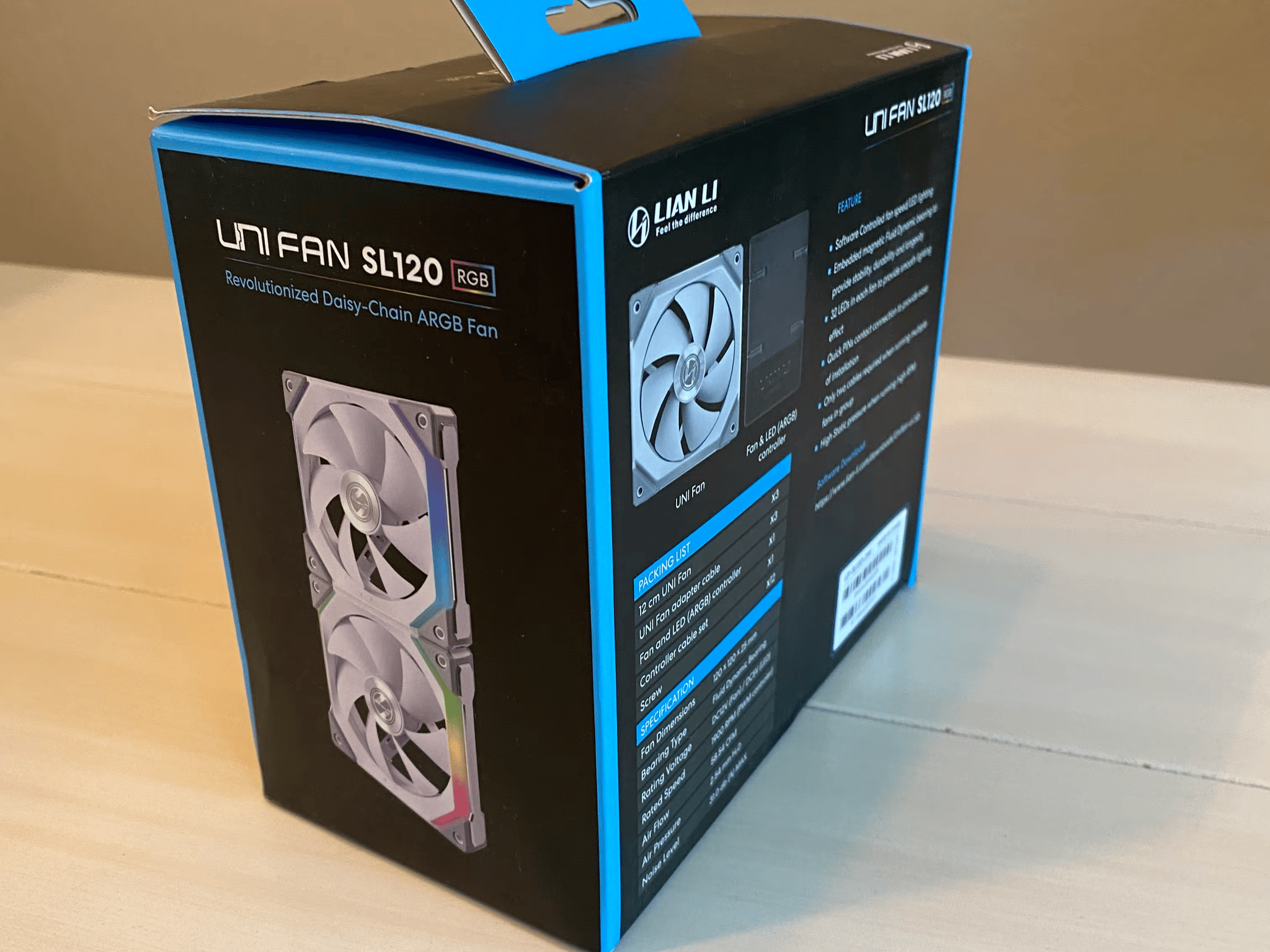 SALE: Lian Li UNI Fan SL120 3 Pack White