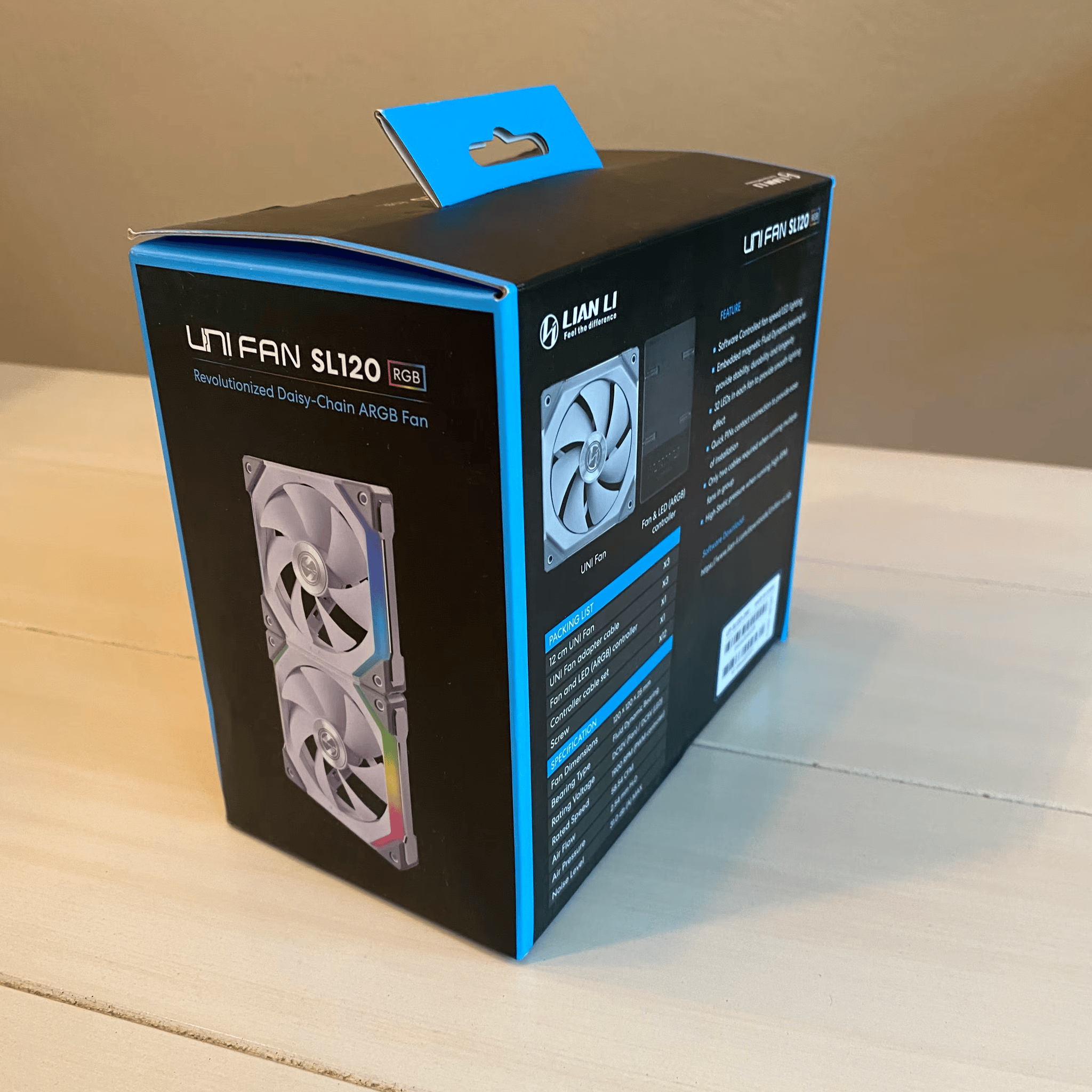 SALE: Lian Li UNI Fan SL120 3 Pack White