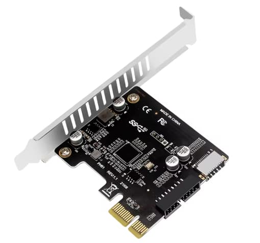PCI-E To USB 3.0 PCIE Expansion Controller Card 19PIN PCI-E 1 To USB 3.0 Hub Splitter Expansion Card
