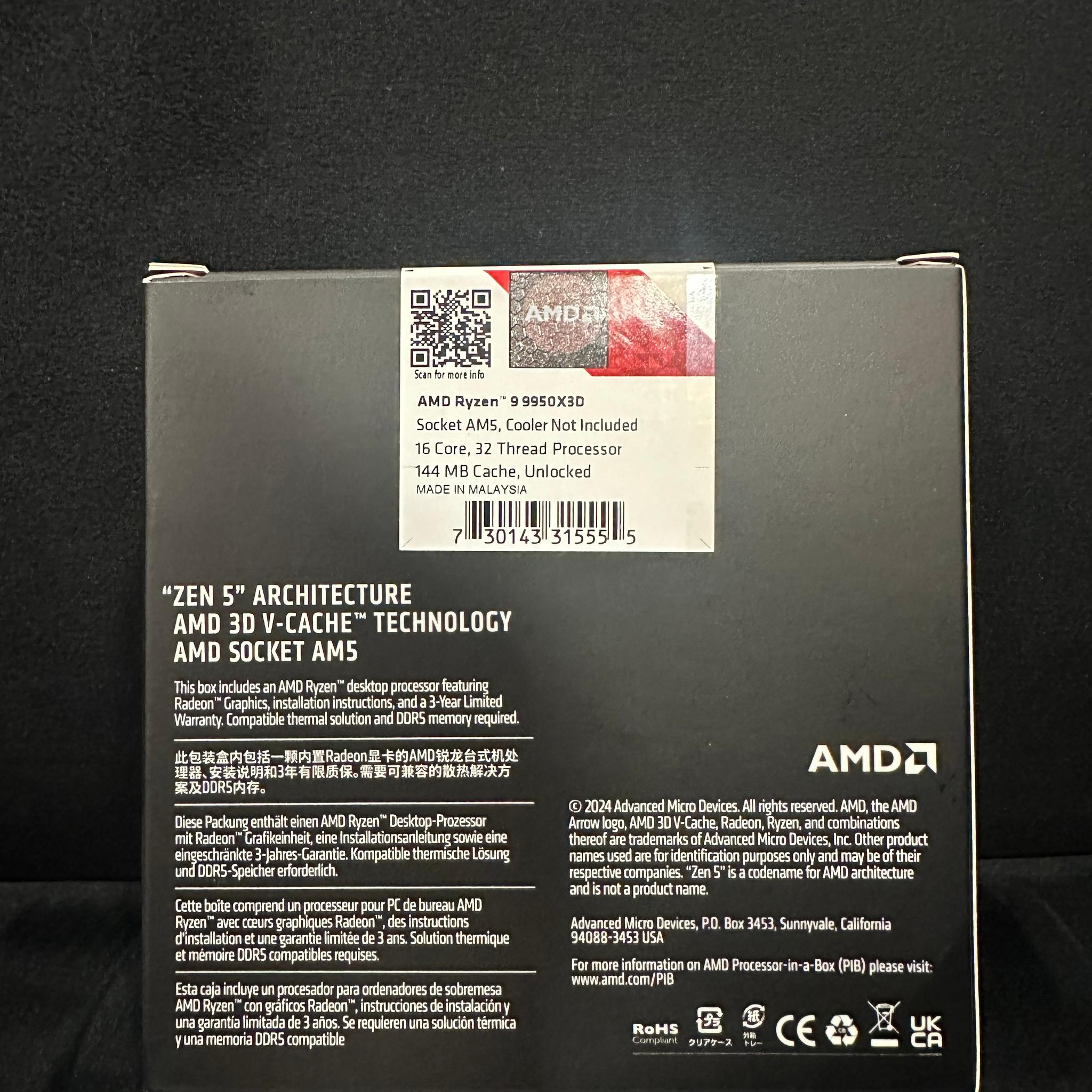 AMD Ryzen 9 9950X3D