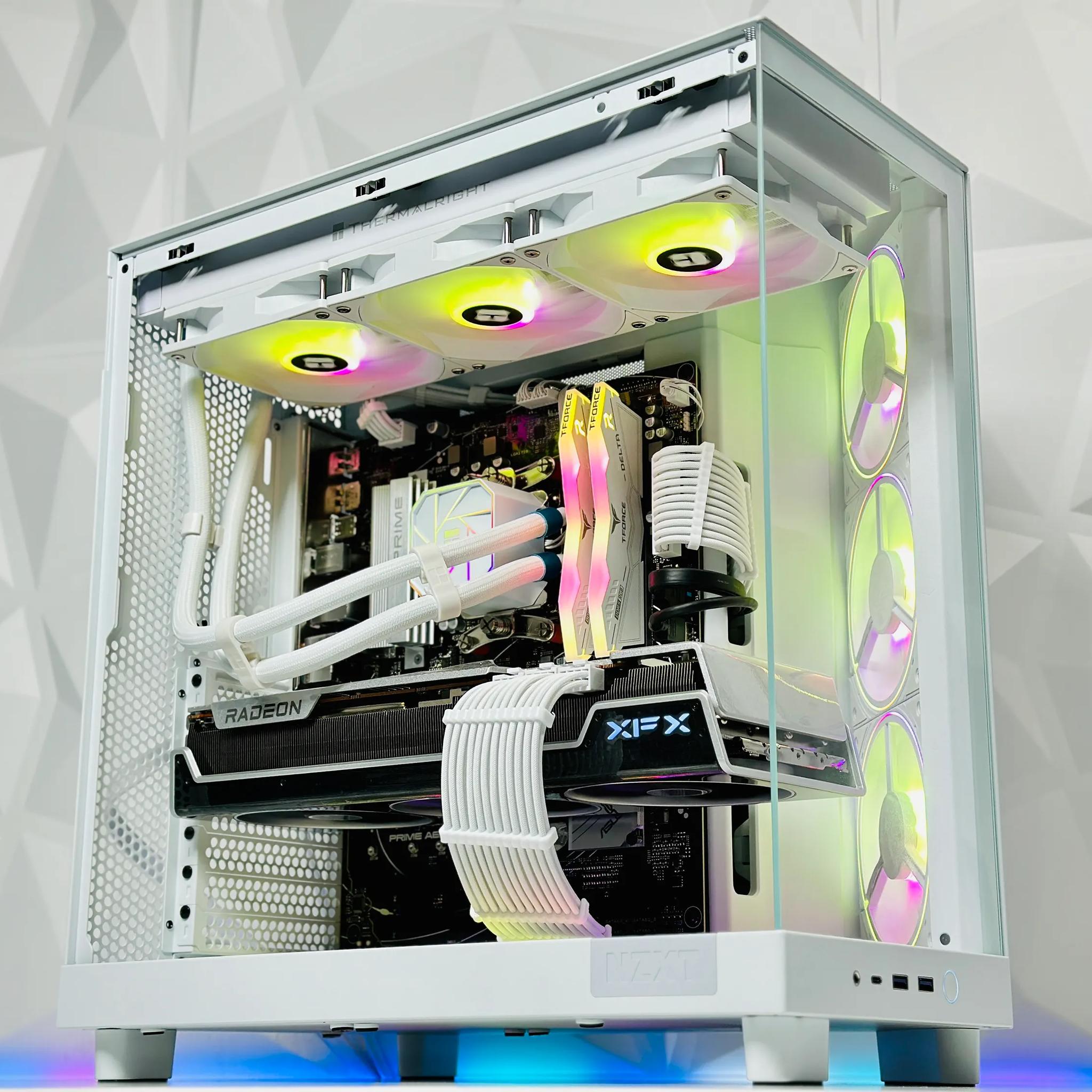 🛸👽🧊🥶Glacius|| Extreme Gaming PC🧊AMD RX 7900 XT 20GB🧊Ryzen 7 7700X🧊32GB DDR5🧊1TB NVME SSD