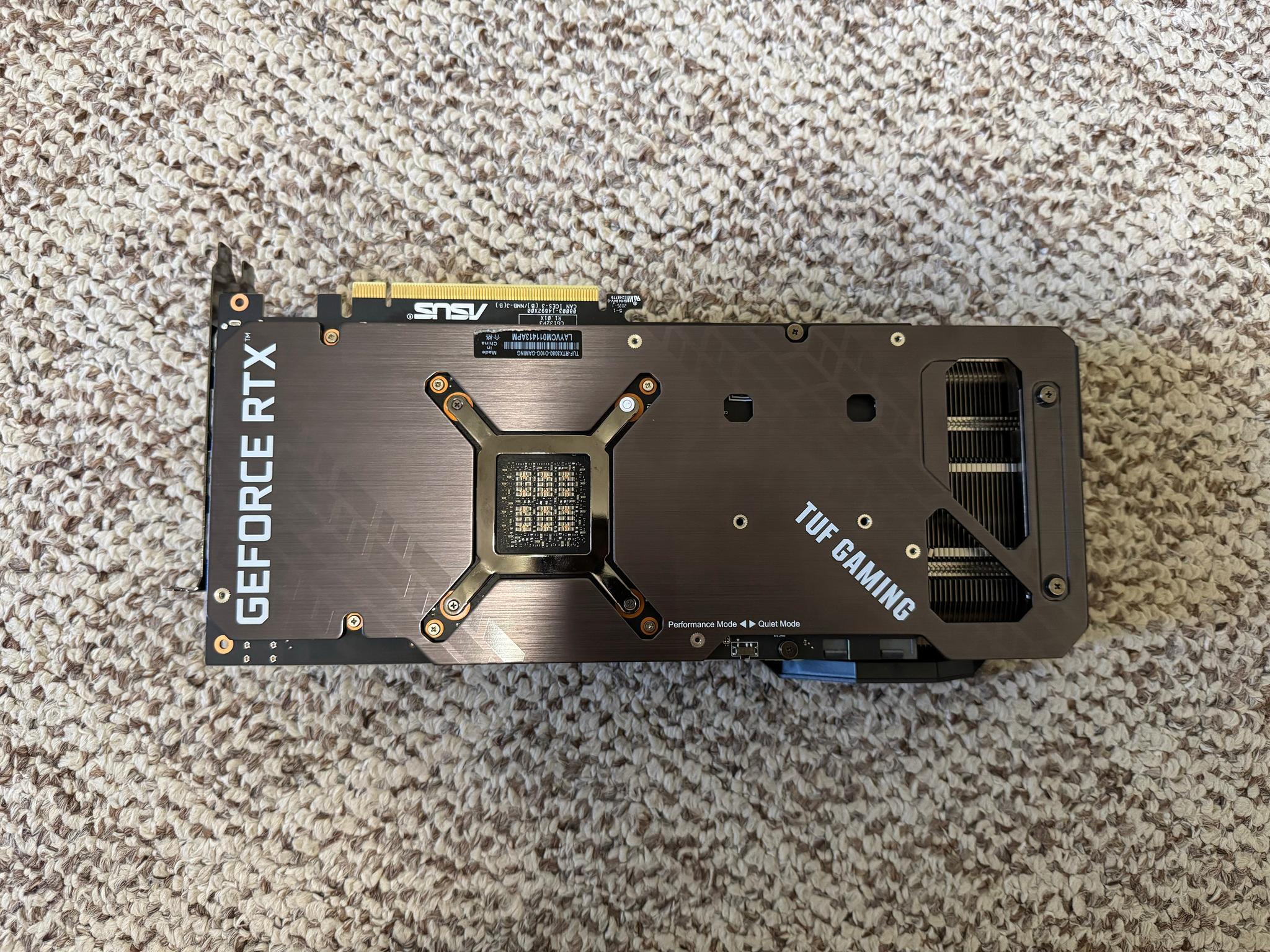 ASUS TUF Gaming GeForce RTX 3080 OC 10GB GDDR6X Graphics Card