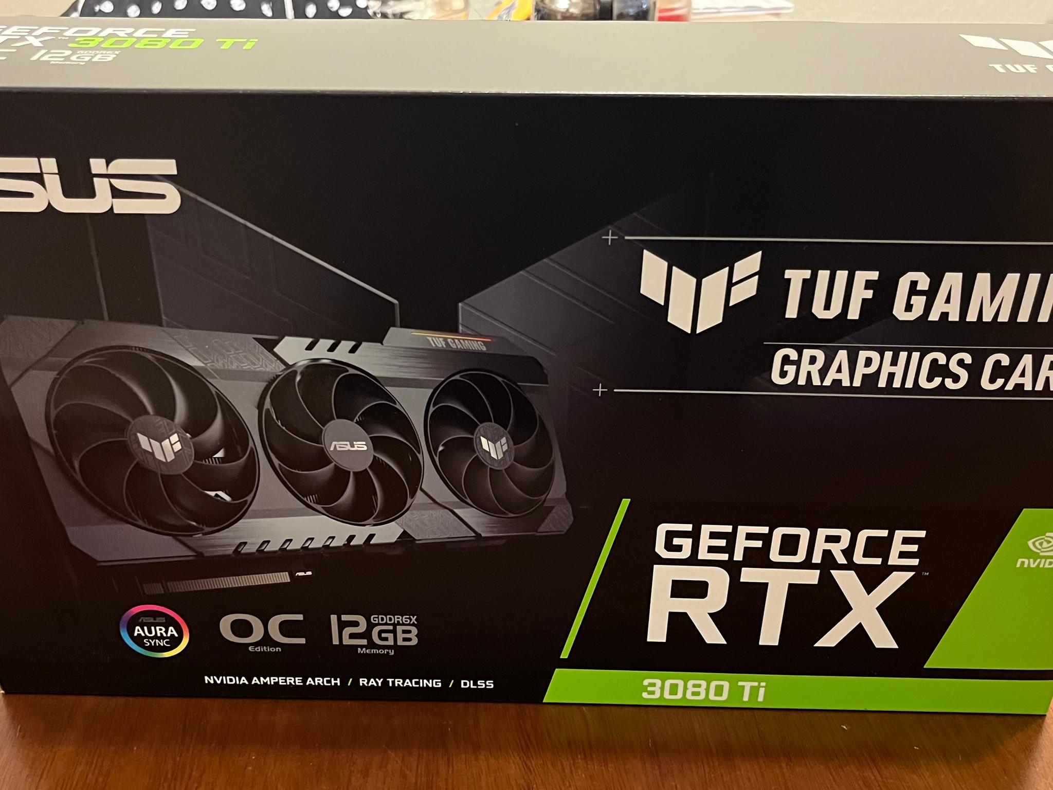 Asus Tuff 3080ti 12gb NEW Open Box