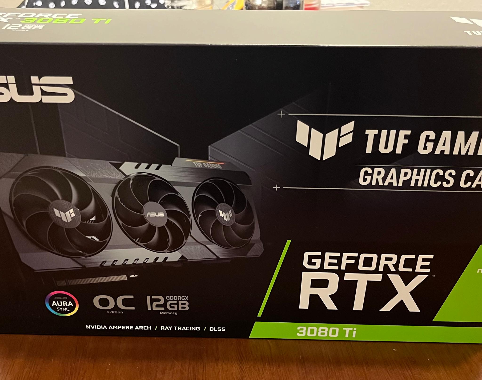 Asus Tuff 3080ti 12gb NEW Open Box