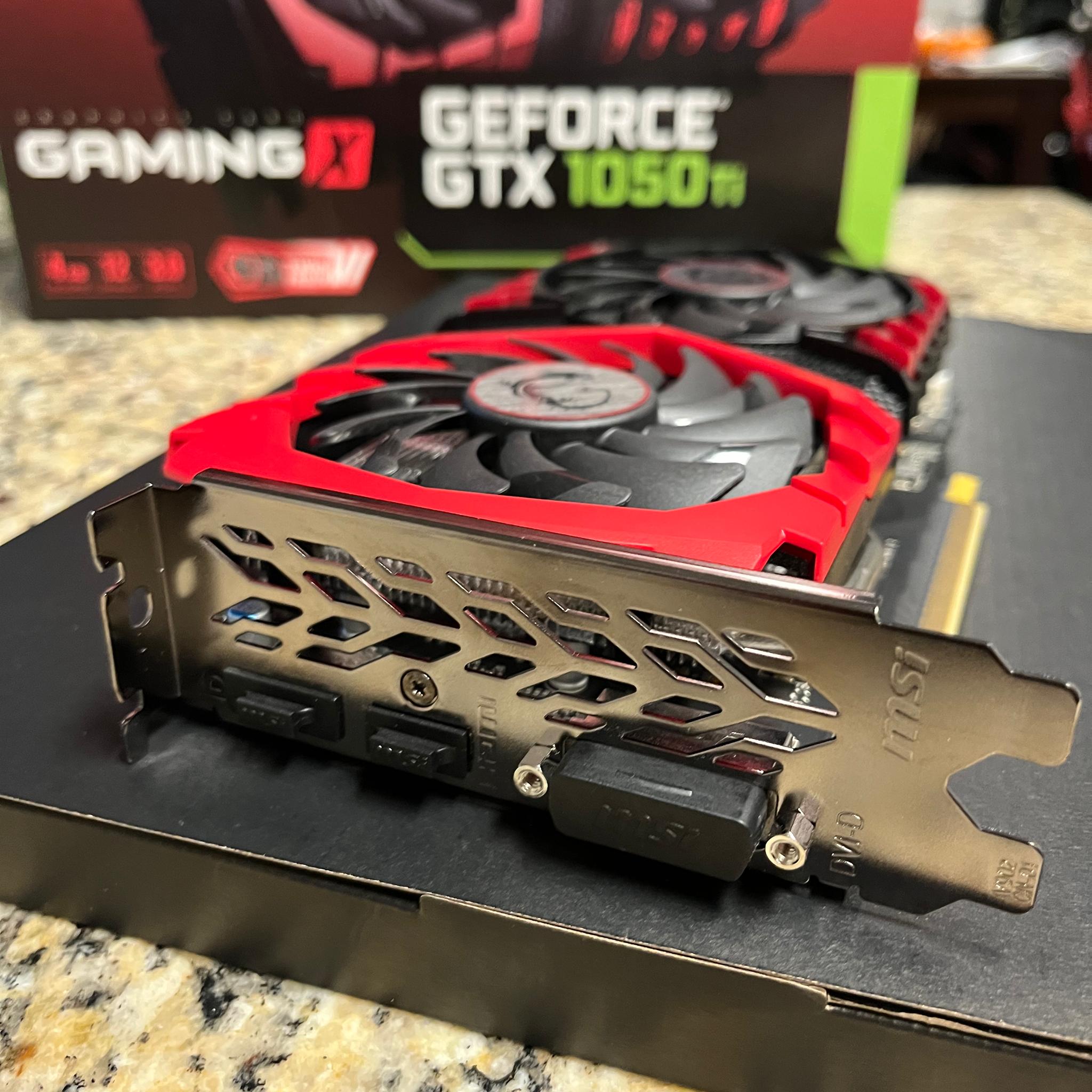 MSI GTX 1050 TI Gaming X