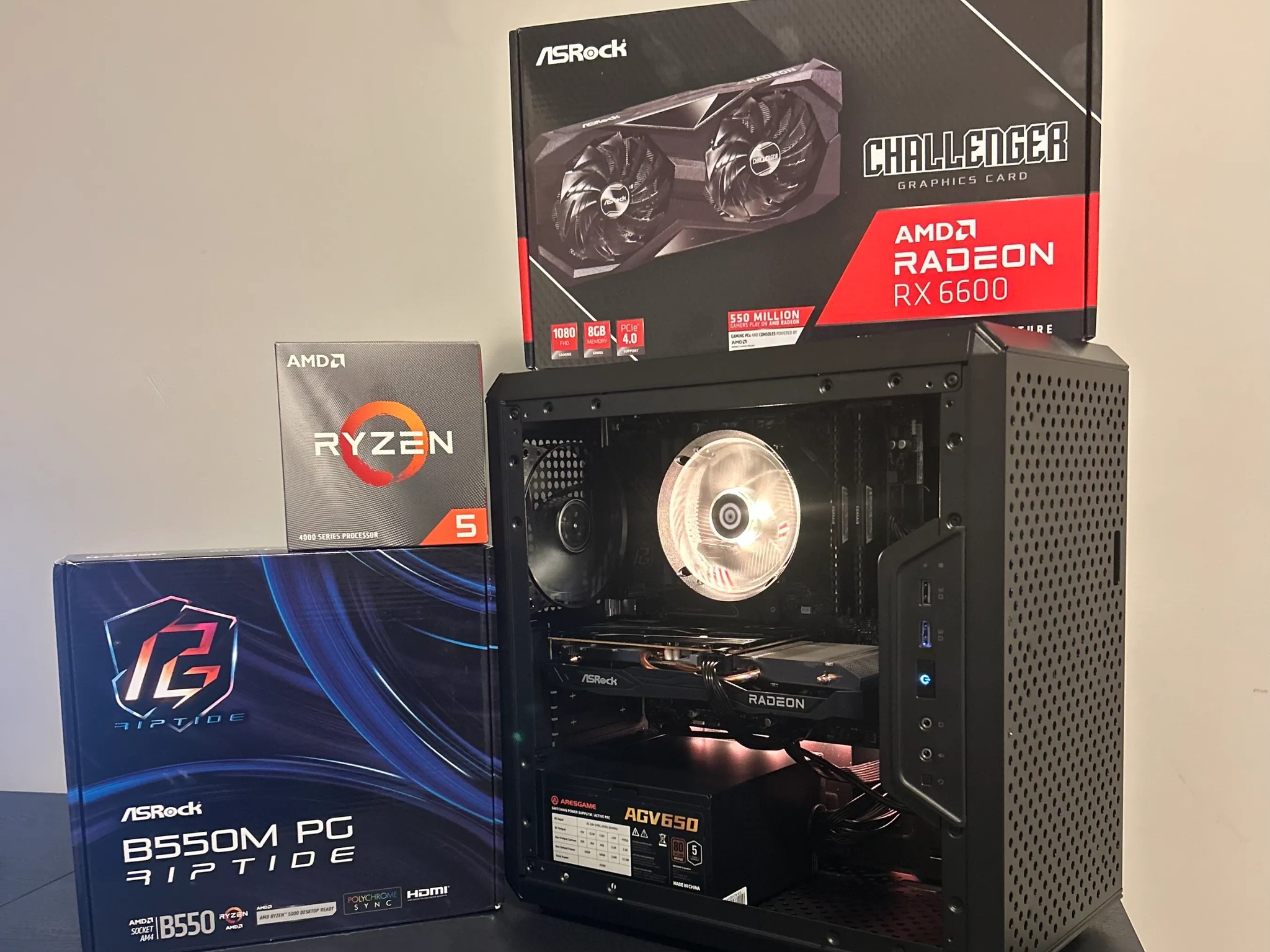 Budget Gaming Pc⚡RX 6600⚡Ryzen 5 4500