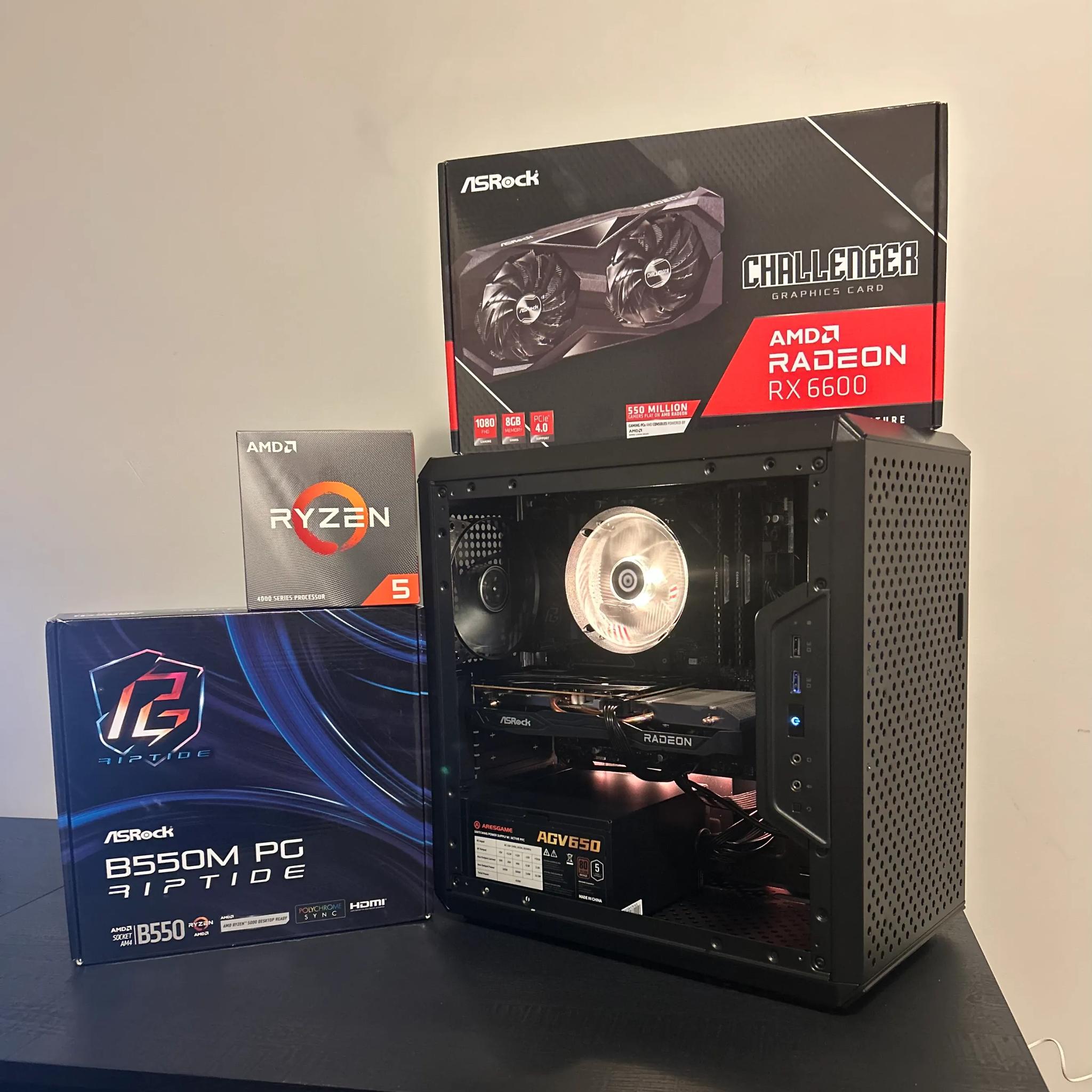 Budget Gaming Pc⚡RX 6600⚡Ryzen 5 4500