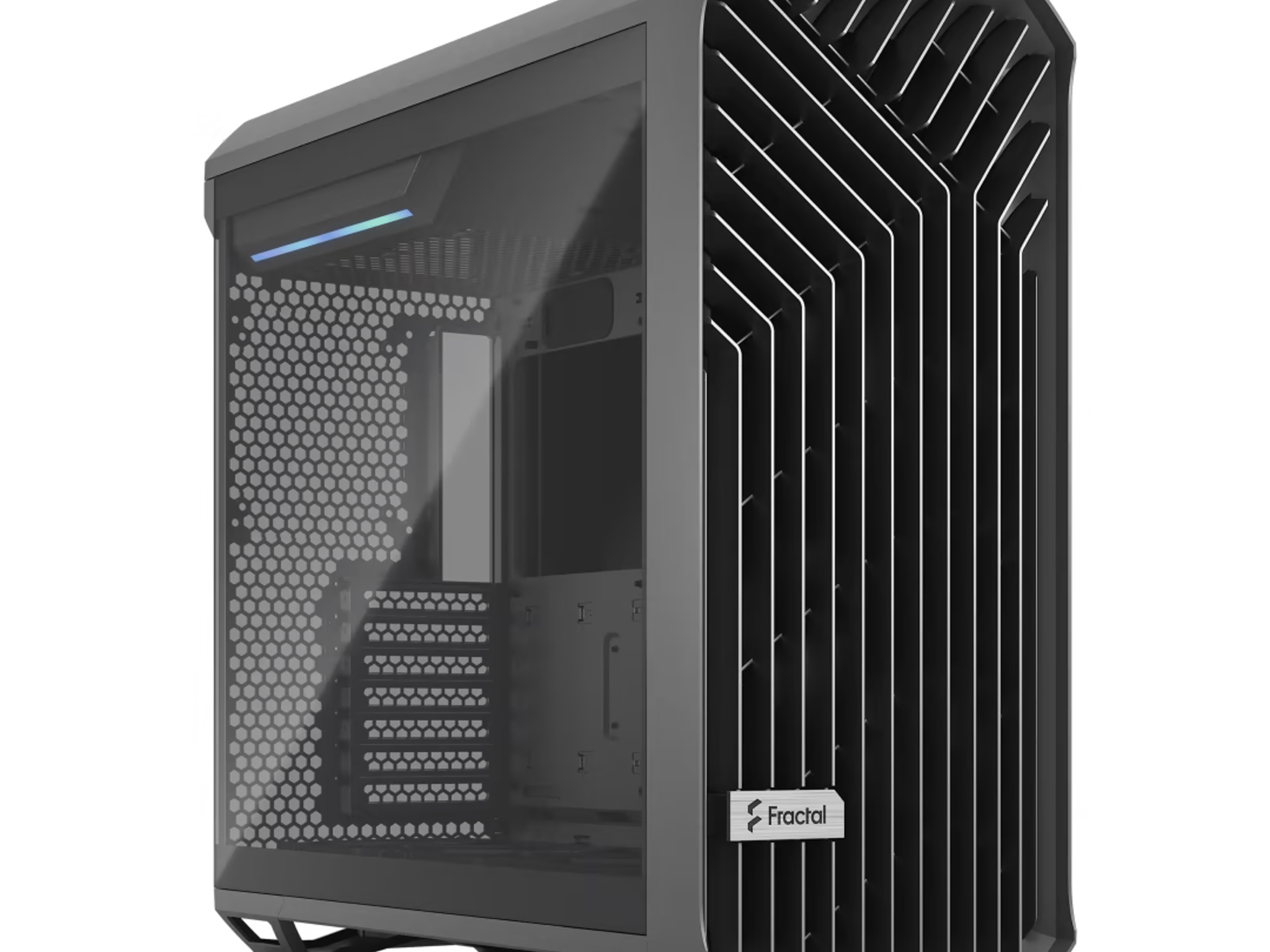 Fractal Design Torrent Gray E-ATX Tempered Glass Window High-Airflow Mid Tower Computer Case