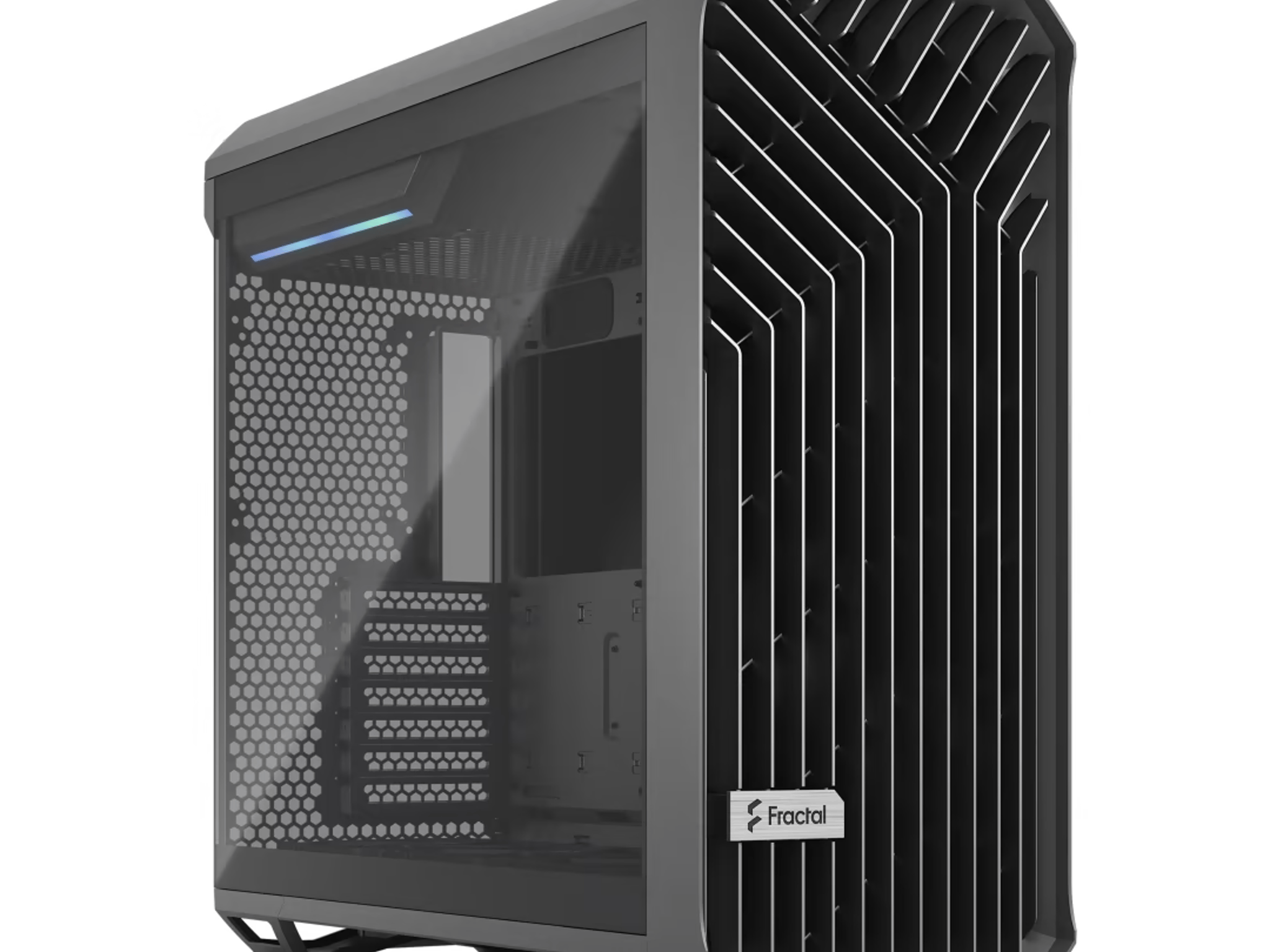 Fractal Design Torrent Gray E-ATX Tempered Glass Window High-Airflow Mid Tower Computer Case