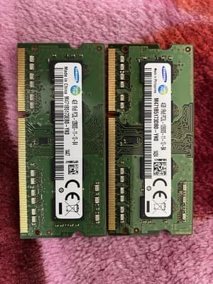 Samsung 8GB (2x4GB) DDR3 PC3-12800S SO-DIMM 204-Pin Laptop RAM