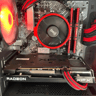 Black and Red Rx 6600/Ryzen 5 5500 PC