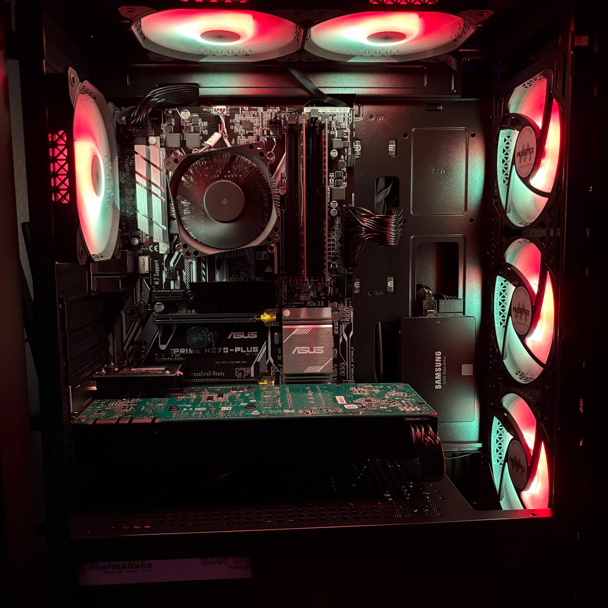 Custom PC - Intel i7-7700 | GTX 1070 | 32GB DDR4 | 256GB NVMe + 500GB SATA SSD | WIFI + BT | Win11