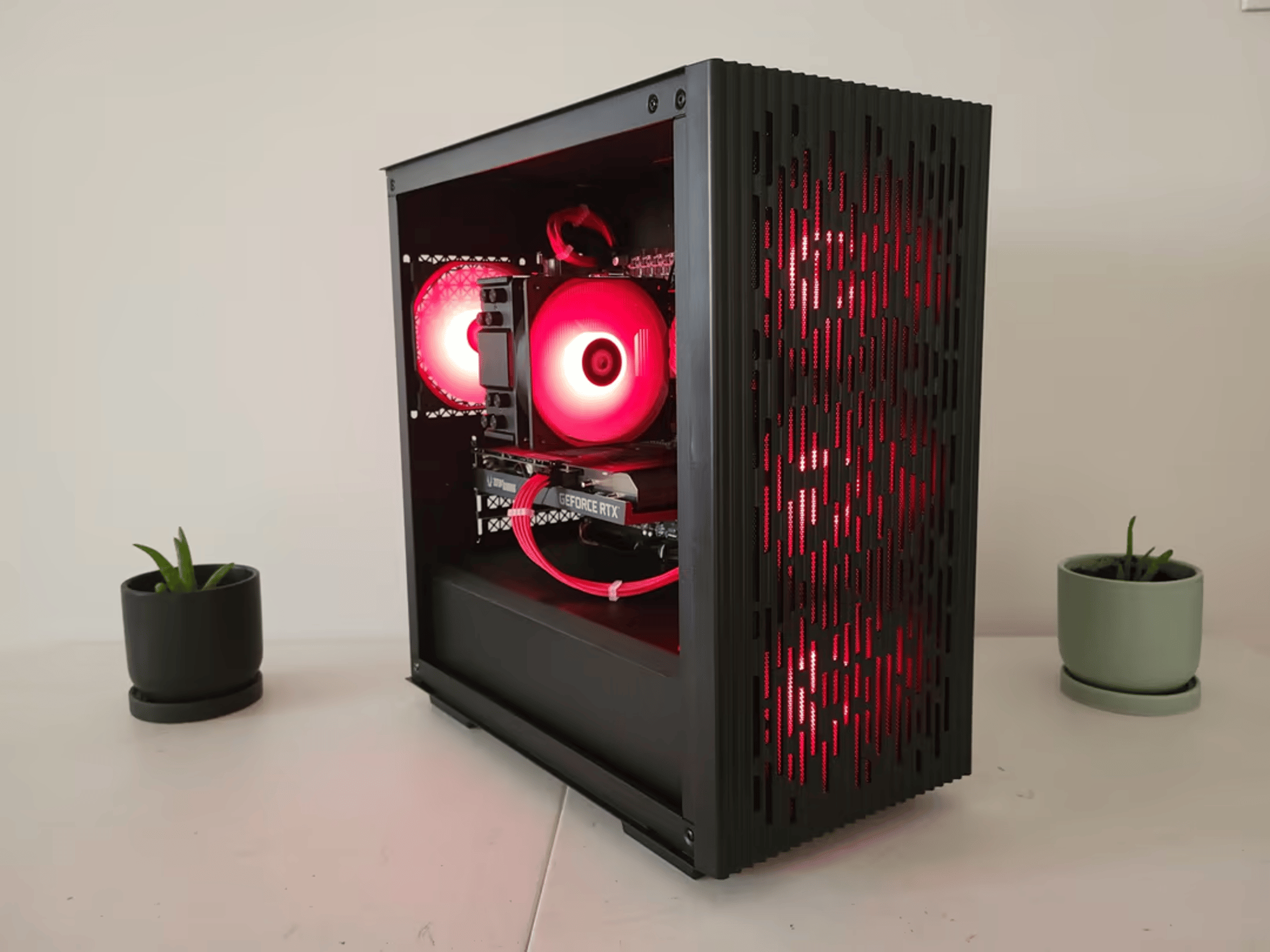 RTX 3050 Red Gaming PC (i3-12100f//RTX 3050)
