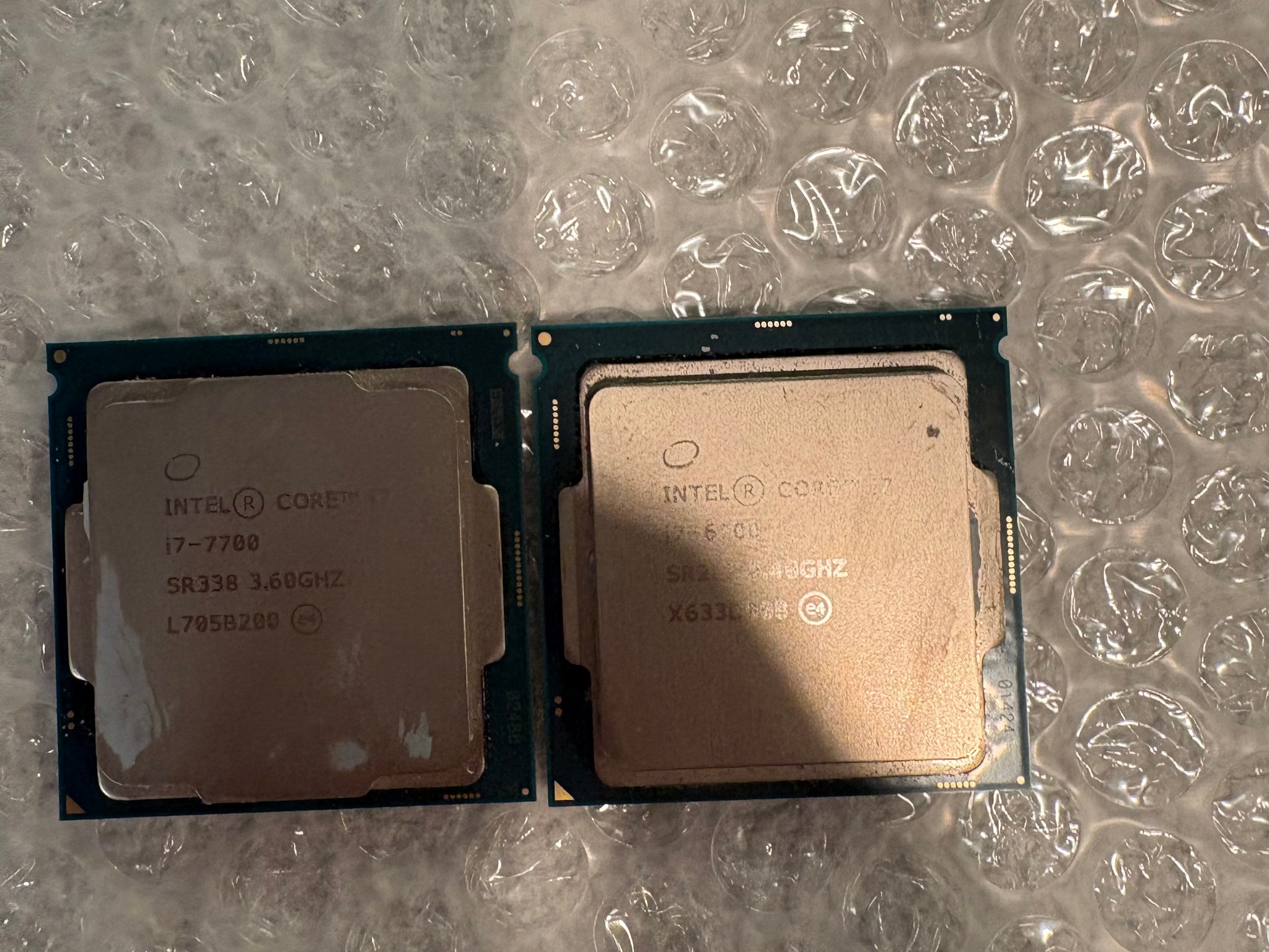 Intel CPU Combo: Core i7-7700 + Core i7-6700