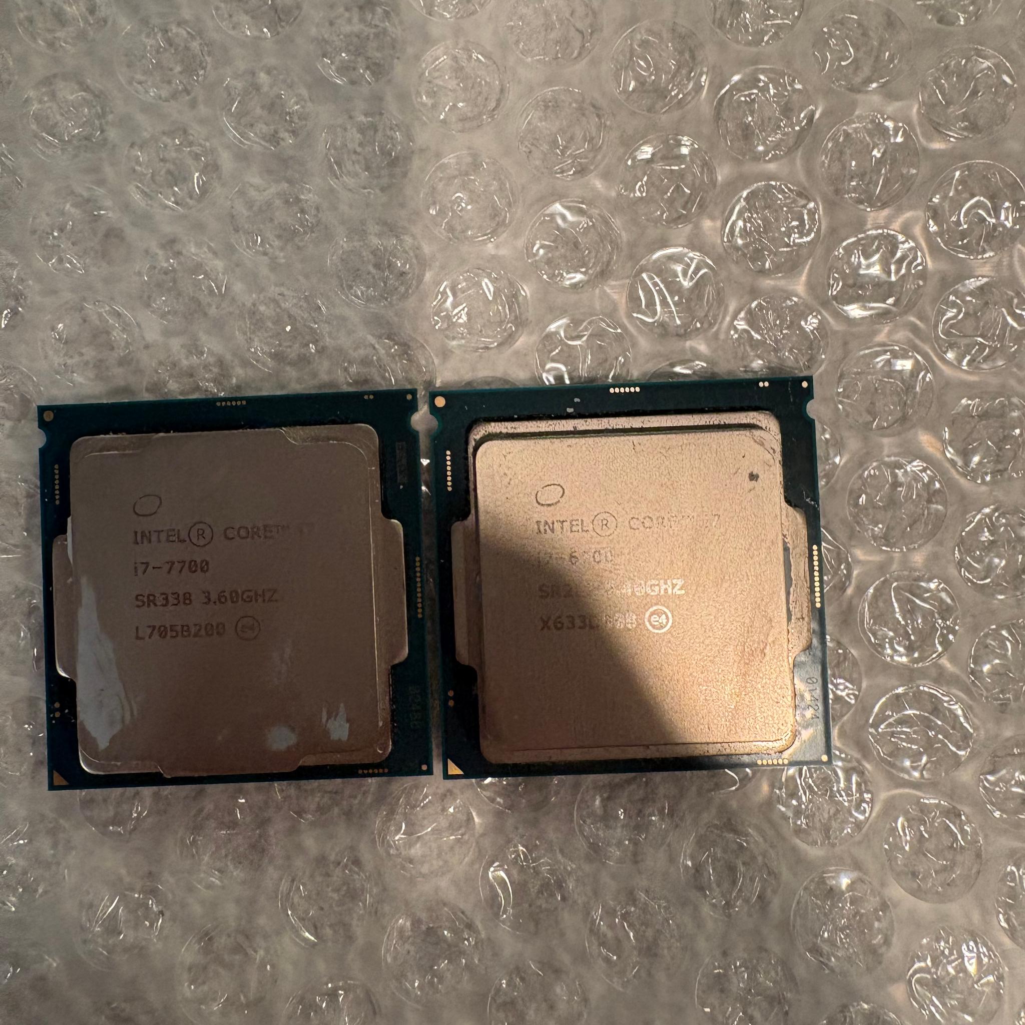 Intel CPU Combo: Core i7-7700 + Core i7-6700