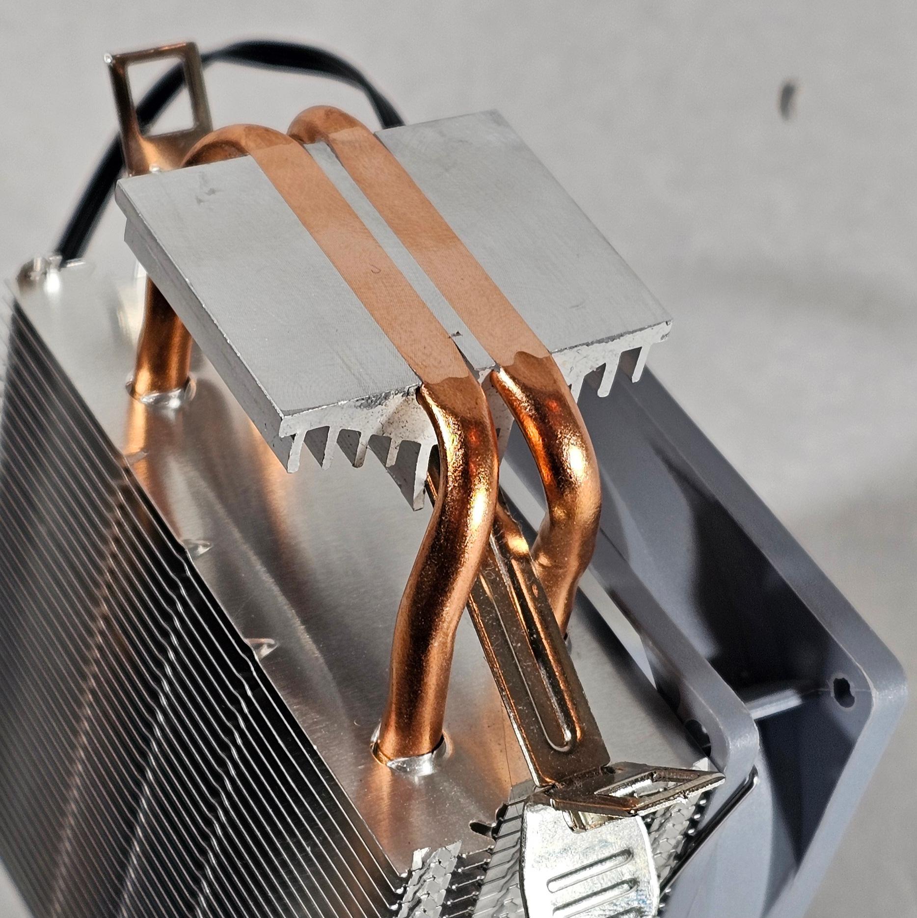AIGO CPU Cooler with WHITE RGB Fan