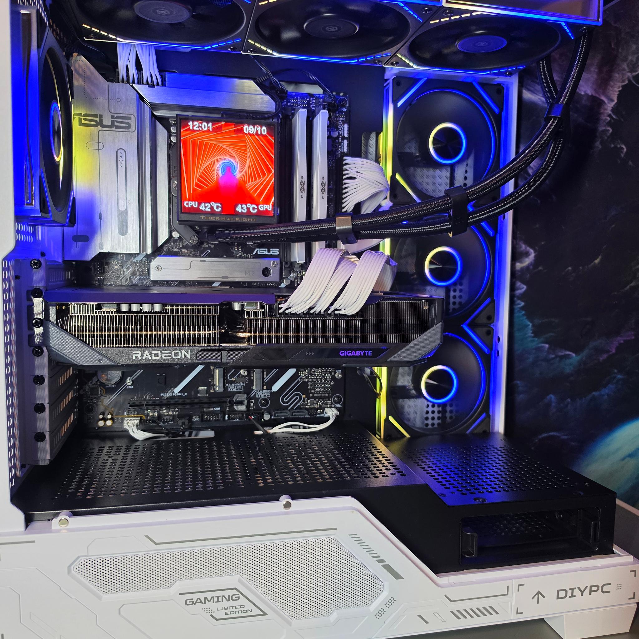 Gigabyte RX 9070 XT 16gb + Ryzen 9800x3d PC Build #100